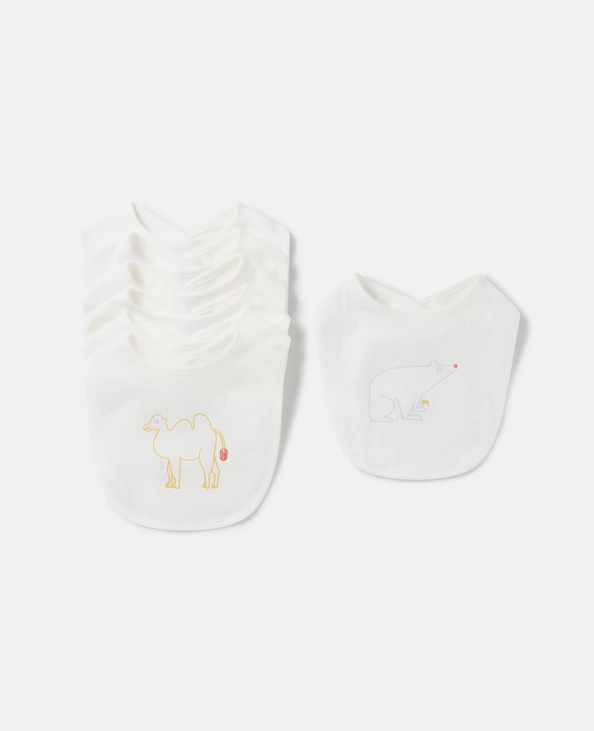 Bambini Stella McCartney Bimbo>7 Pack Of Animal Print Days Of The Week Bibs