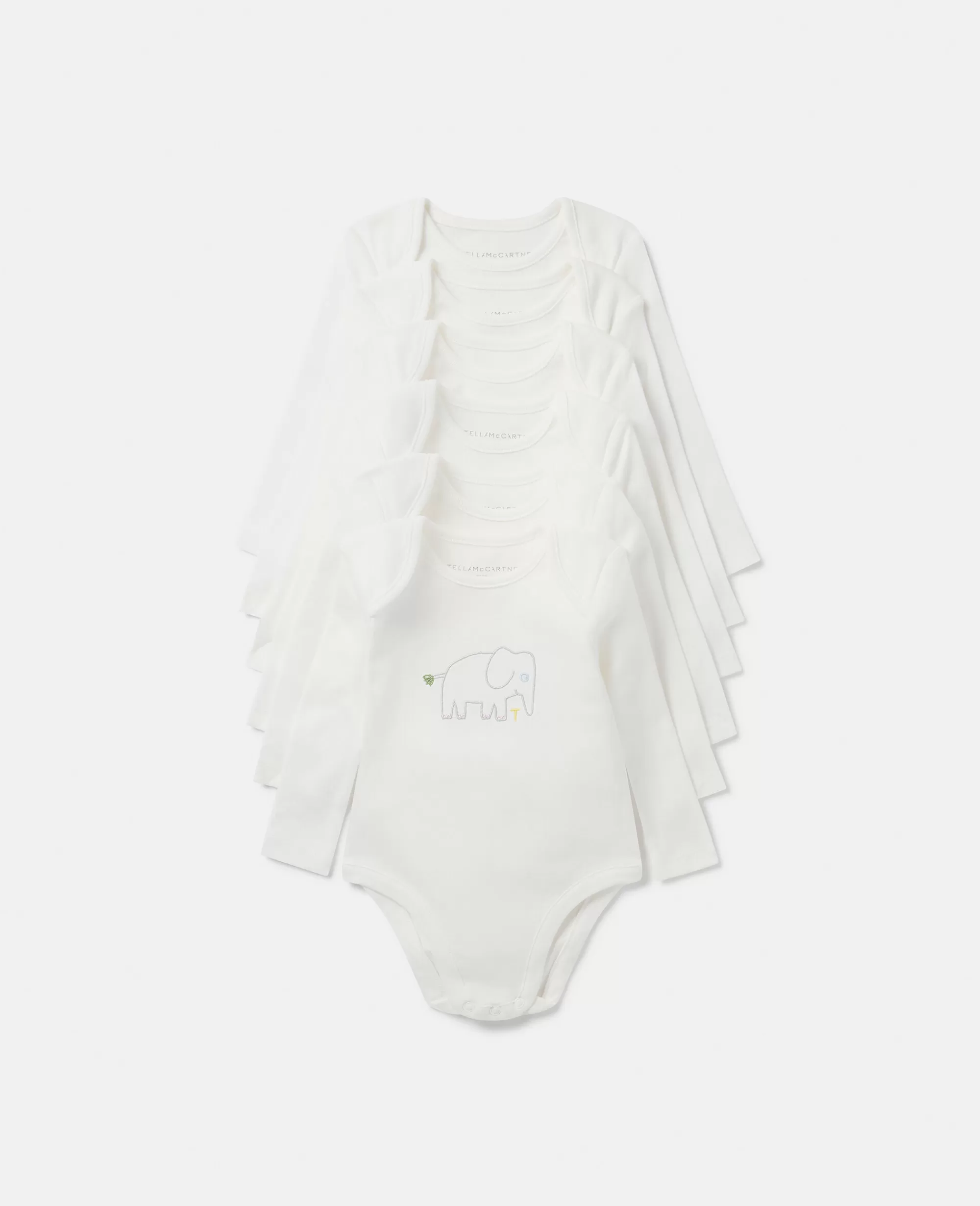 Bambini Stella McCartney Bimbo>7 Pack Of Animal Print Days Of The Week Bodysuits
