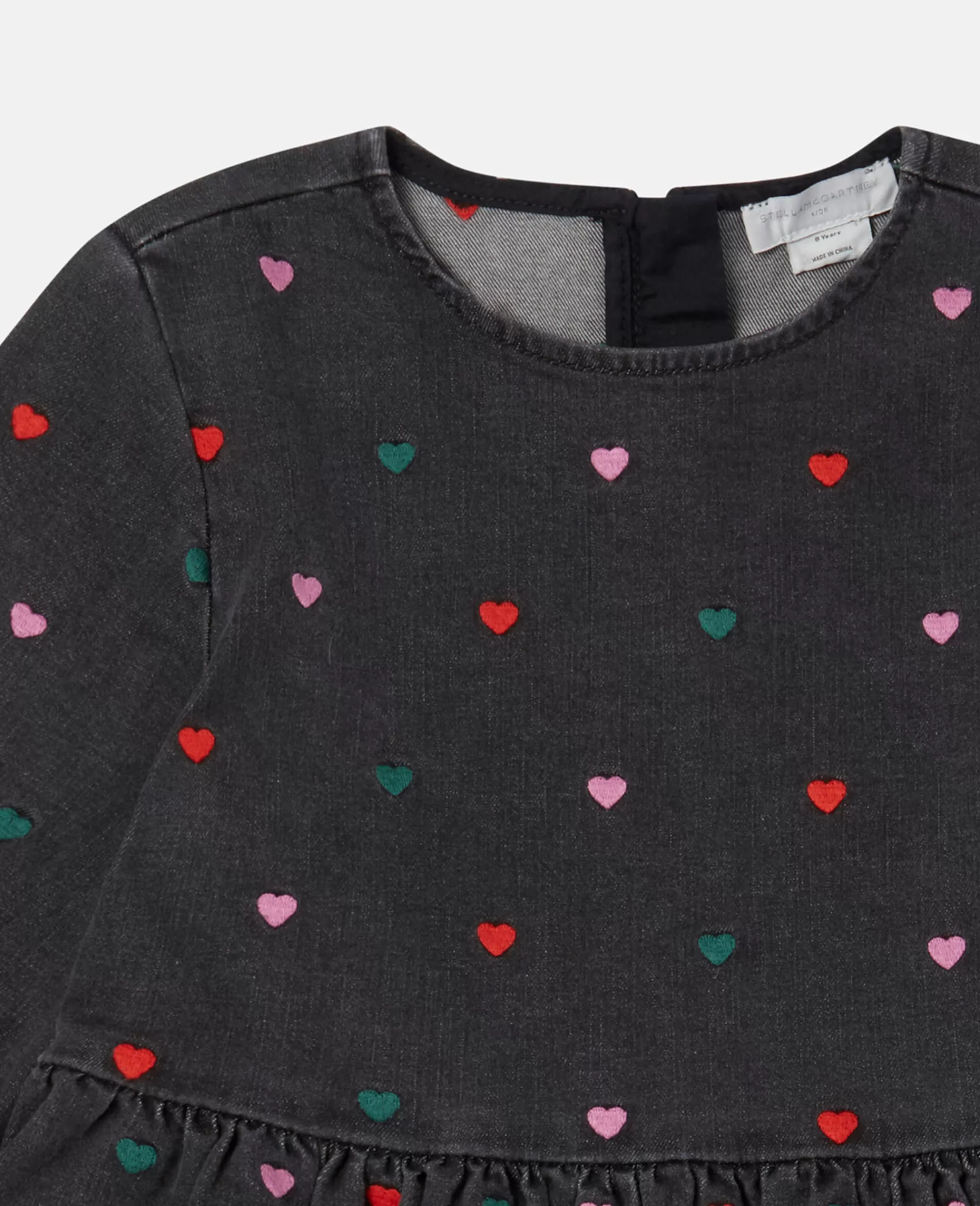 Bambini Stella McCartney Vestiti E Tutine>Abito Con Stampa Cuore