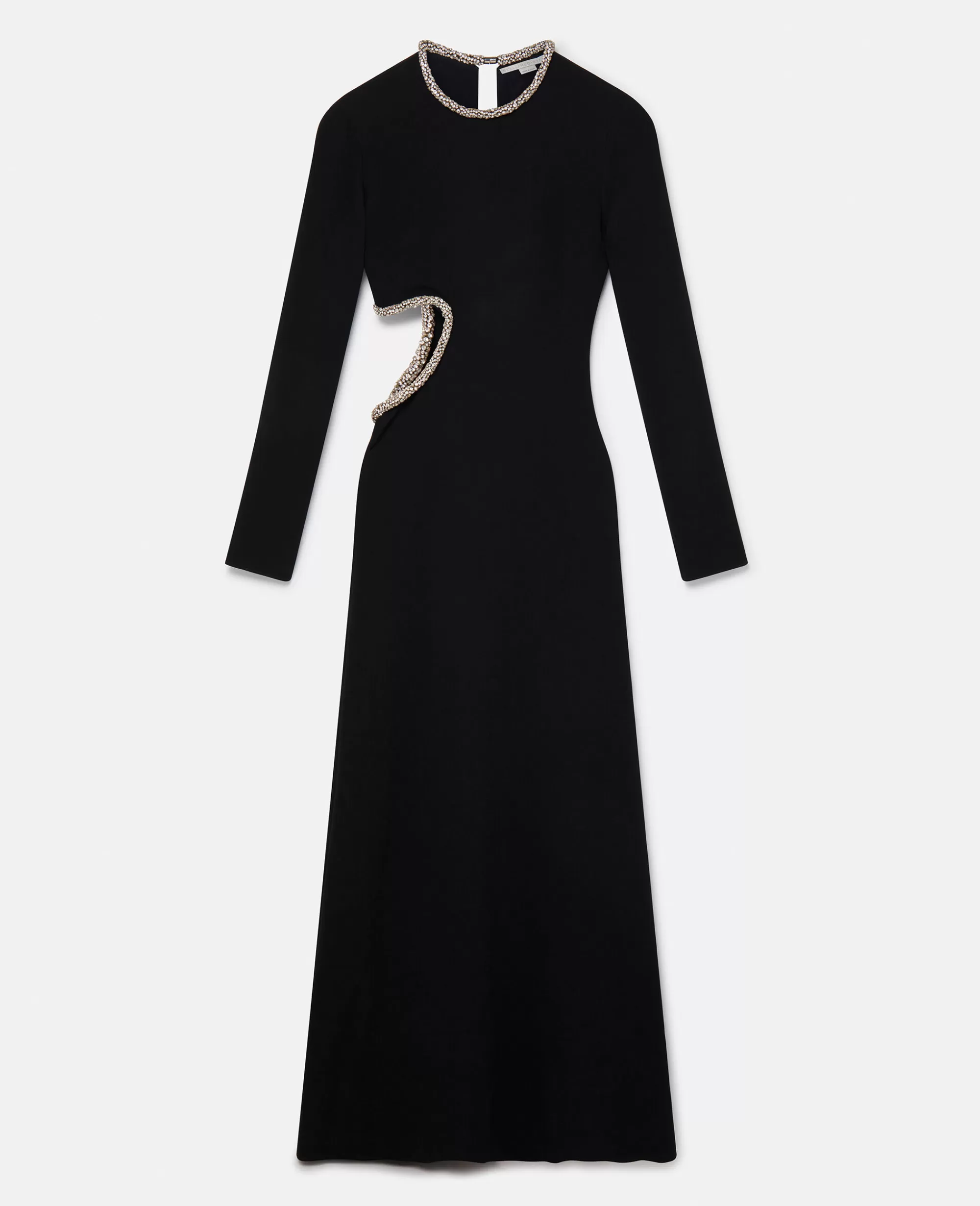 Donna Stella McCartney Abiti>Abito Da Sera Con Strass Di Cristalli E Cut Out