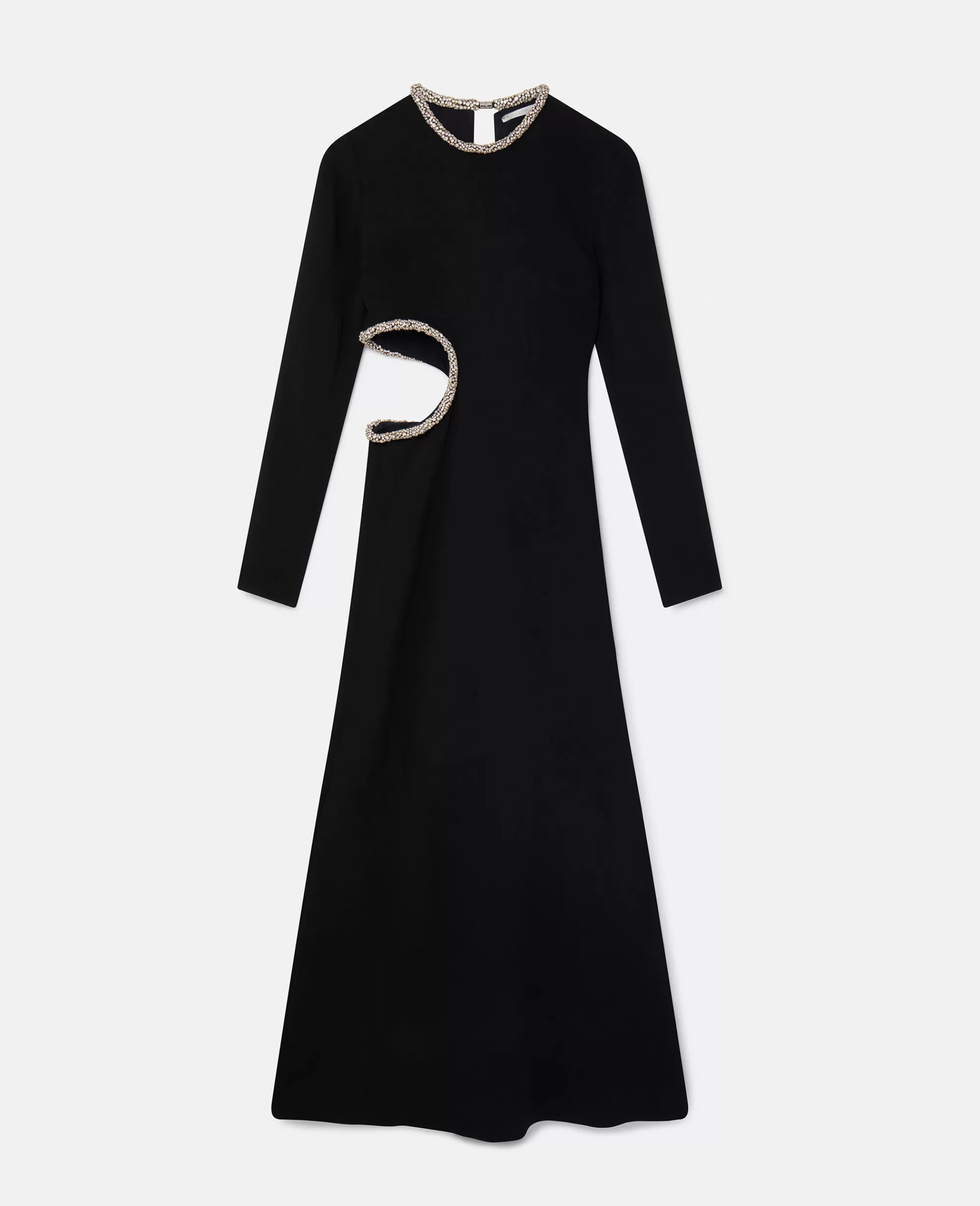 Donna Stella McCartney Abiti>Abito Da Sera Con Strass Di Cristalli E Cut Out