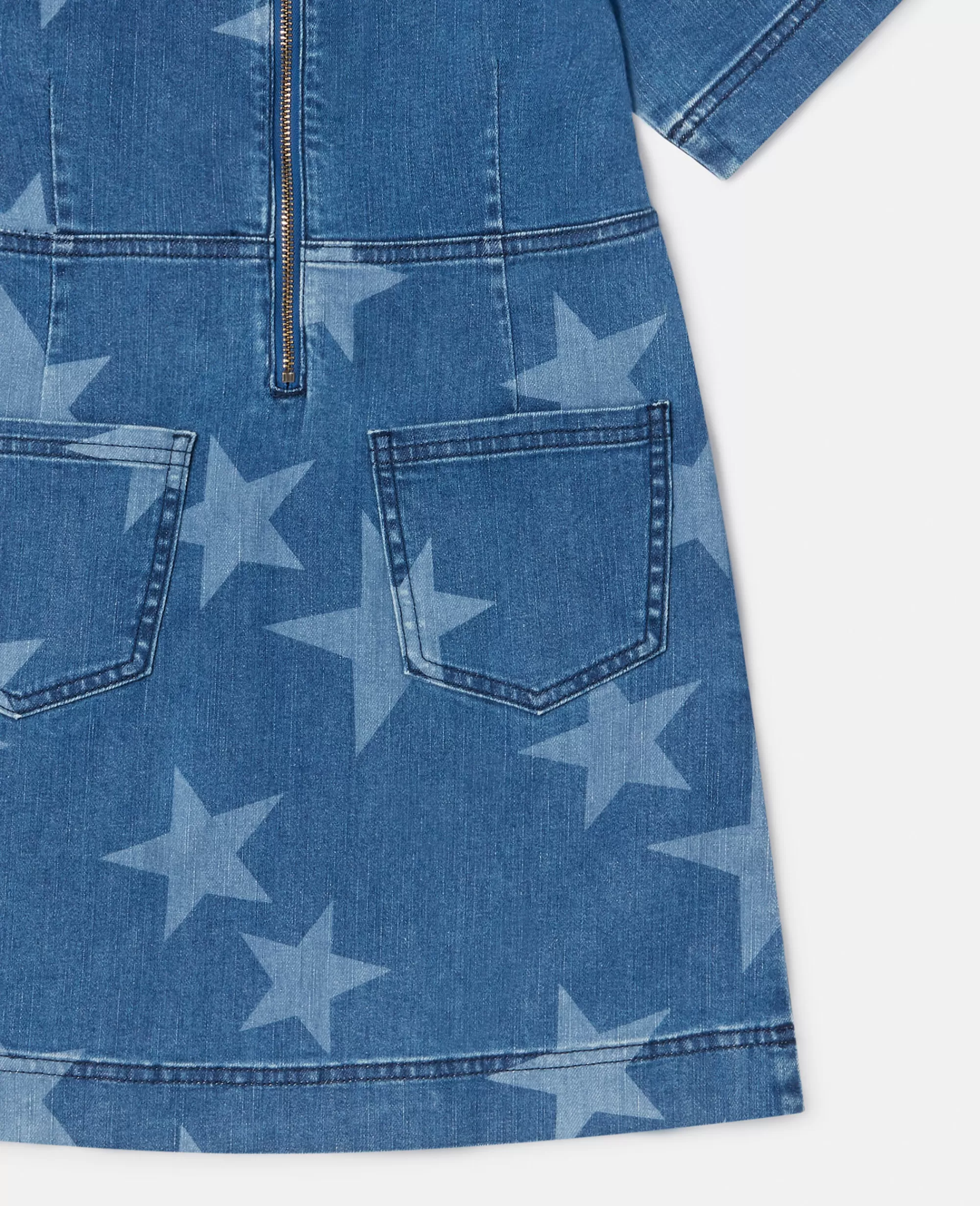 Bambini Stella McCartney Vestiti E Tutine>Abito In Denim Con Stampa Stella