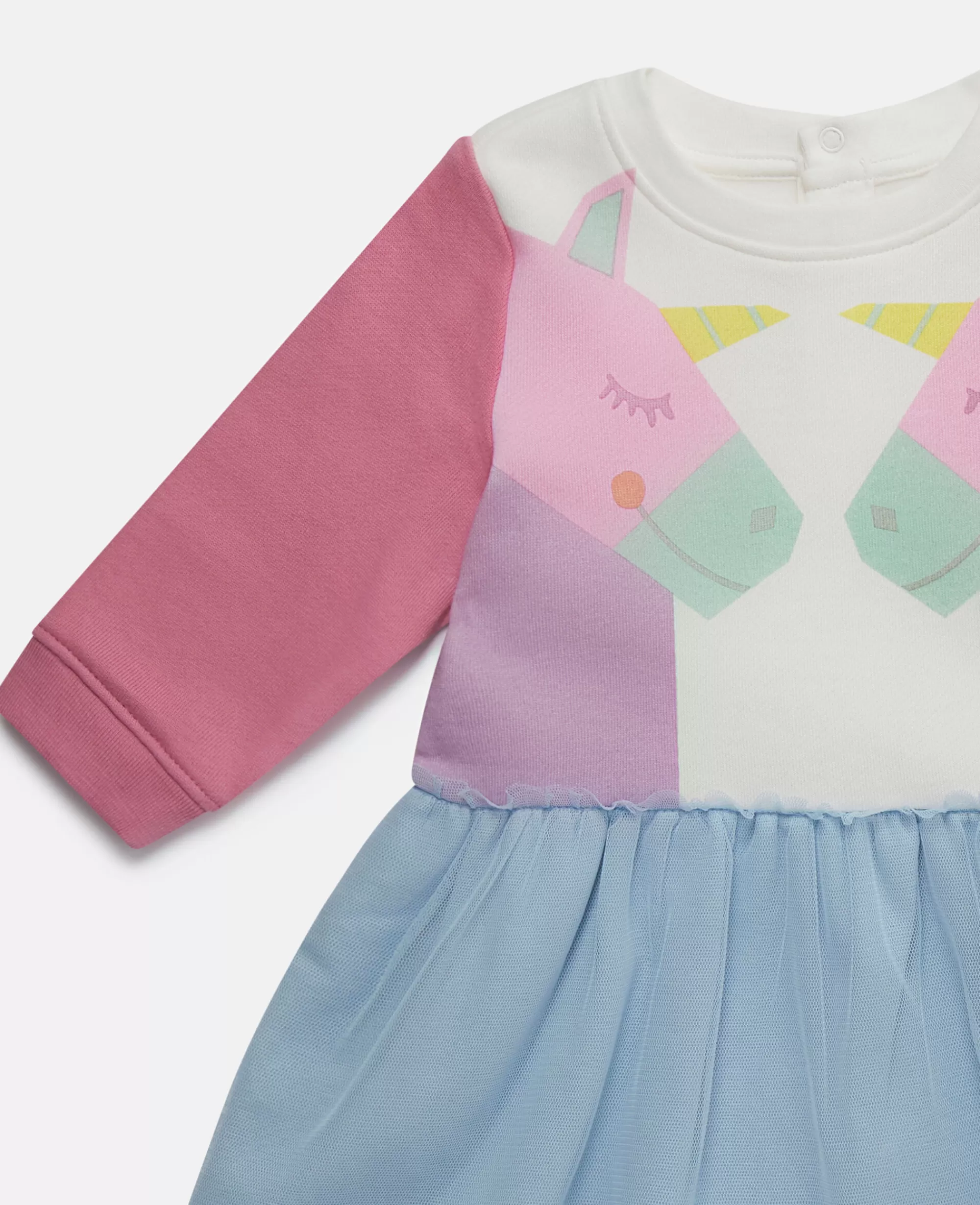 Bambini Stella McCartney Vestiti E Tutine>Abito In Jersey Unicorno Arcobaleno