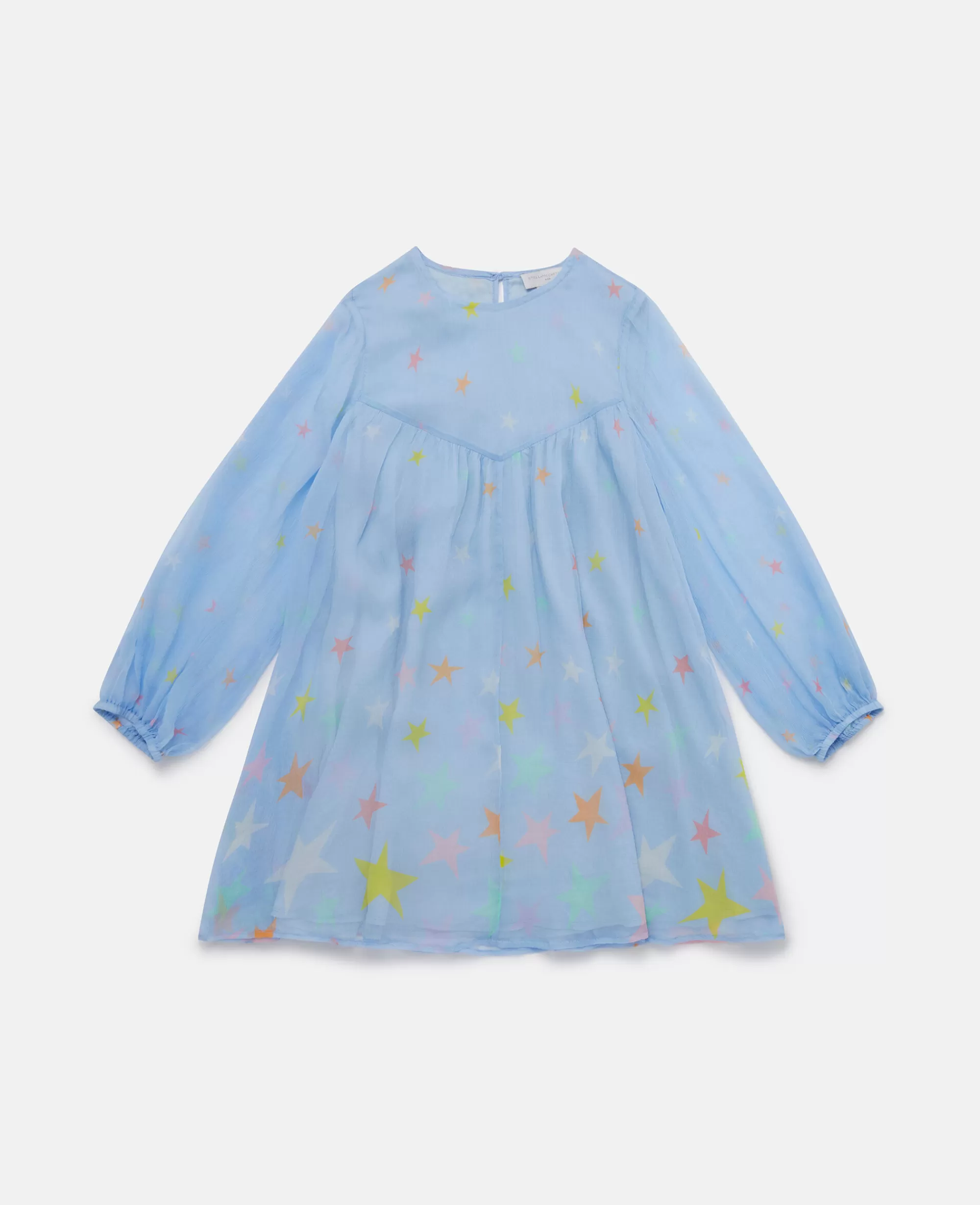 Bambini Stella McCartney Vestiti E Tutine>Abito In Seta Con Stampa Stella