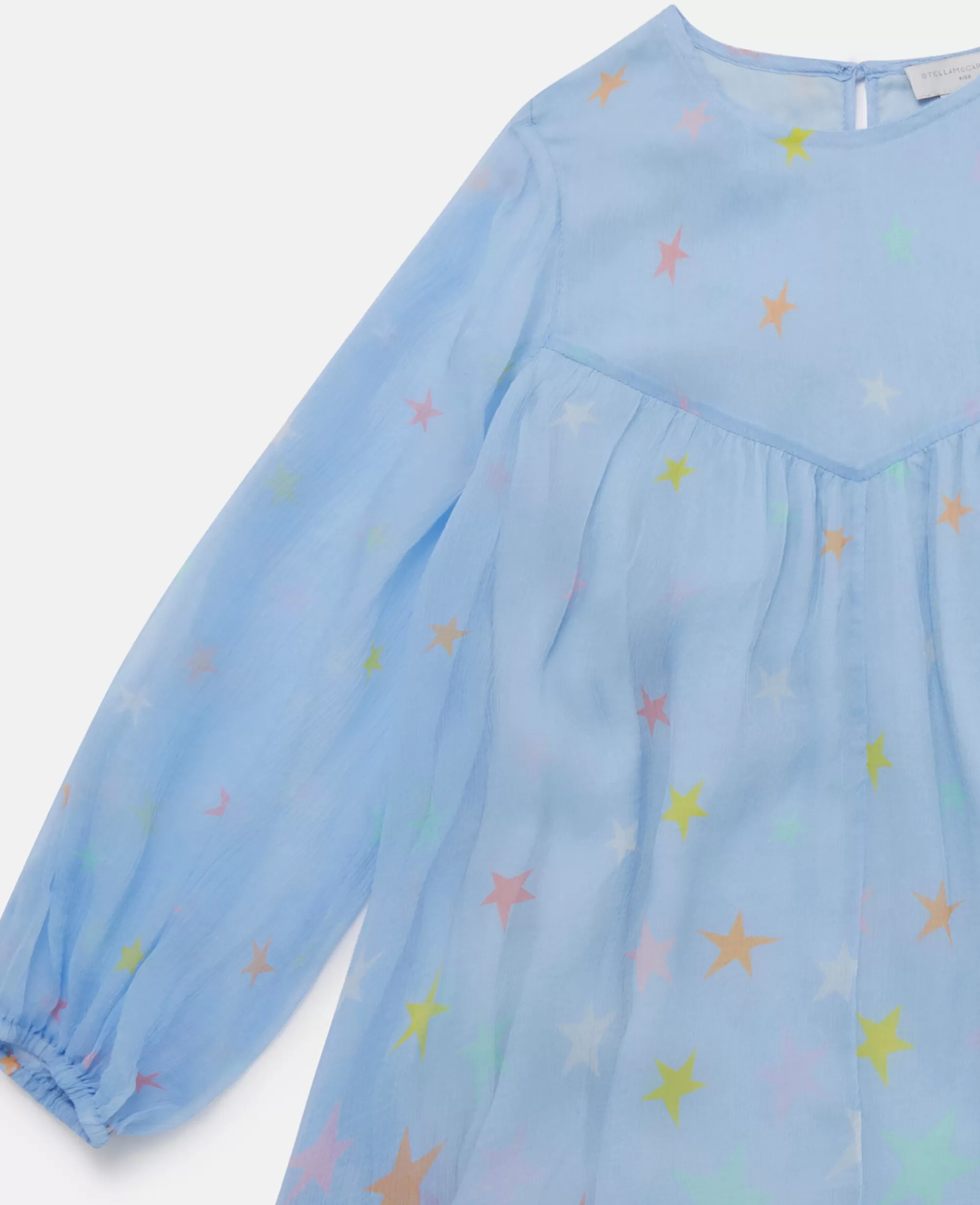 Bambini Stella McCartney Vestiti E Tutine>Abito In Seta Con Stampa Stella