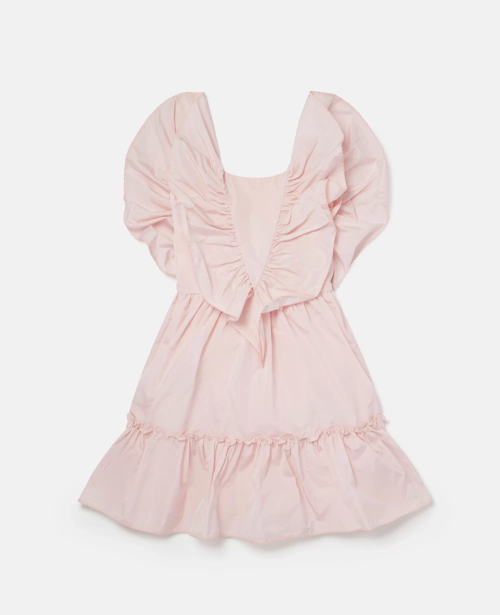 Bambini Stella McCartney Vestiti E Tutine>Abito In Taffeta Con Cintura E Volant