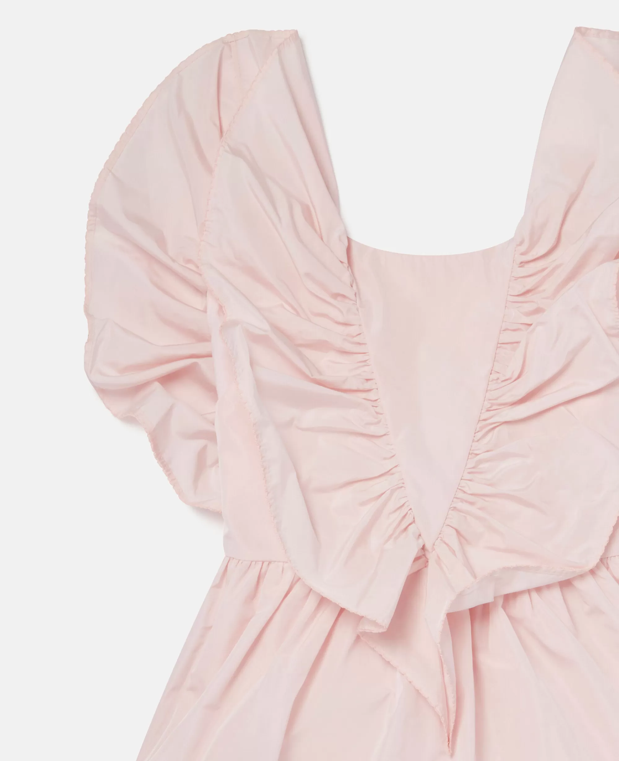 Bambini Stella McCartney Vestiti E Tutine>Abito In Taffeta Con Cintura E Volant