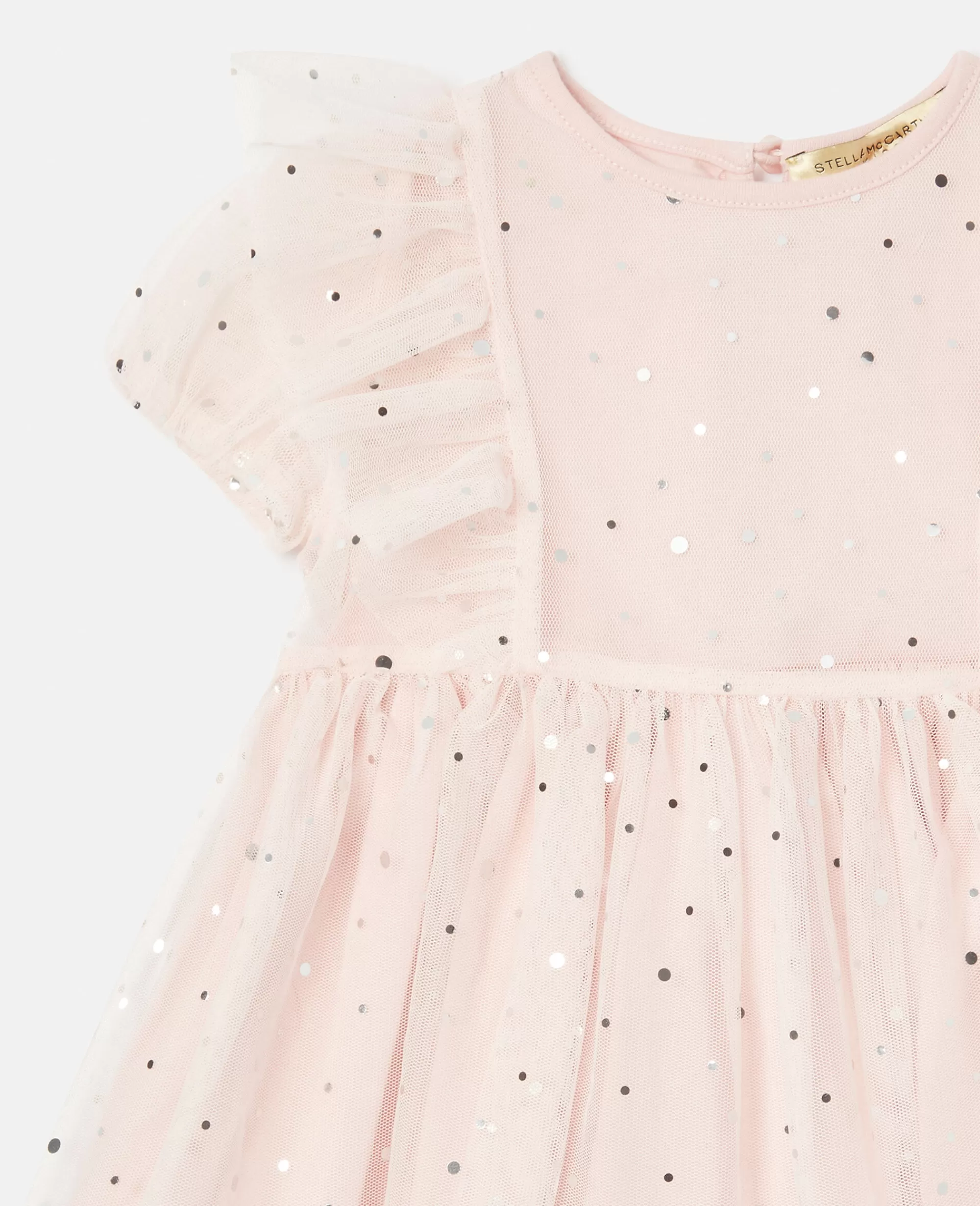 Bambini Stella McCartney Vestiti E Tutine>Abito In Tulle Con Cristalli In Degrade