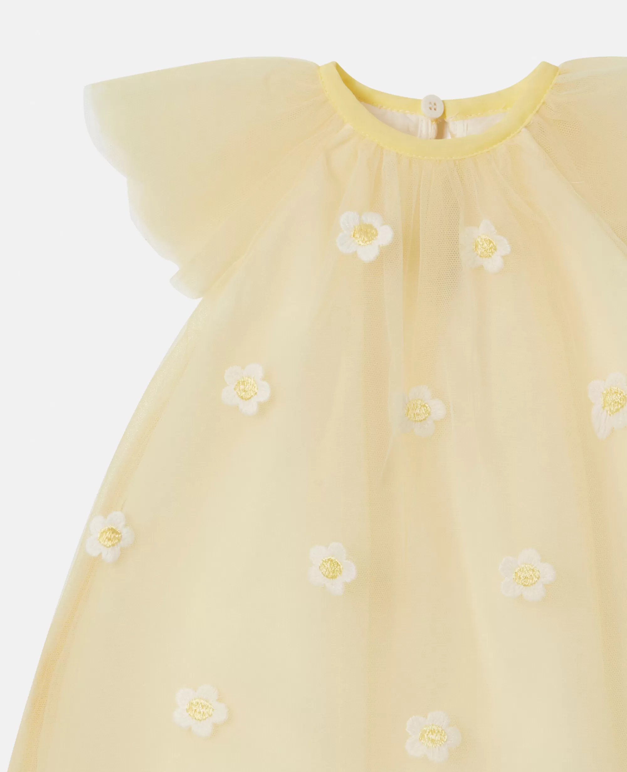 Bambini Stella McCartney Vestiti E Tutine>Abito In Tulle Con Ricamo Margherita