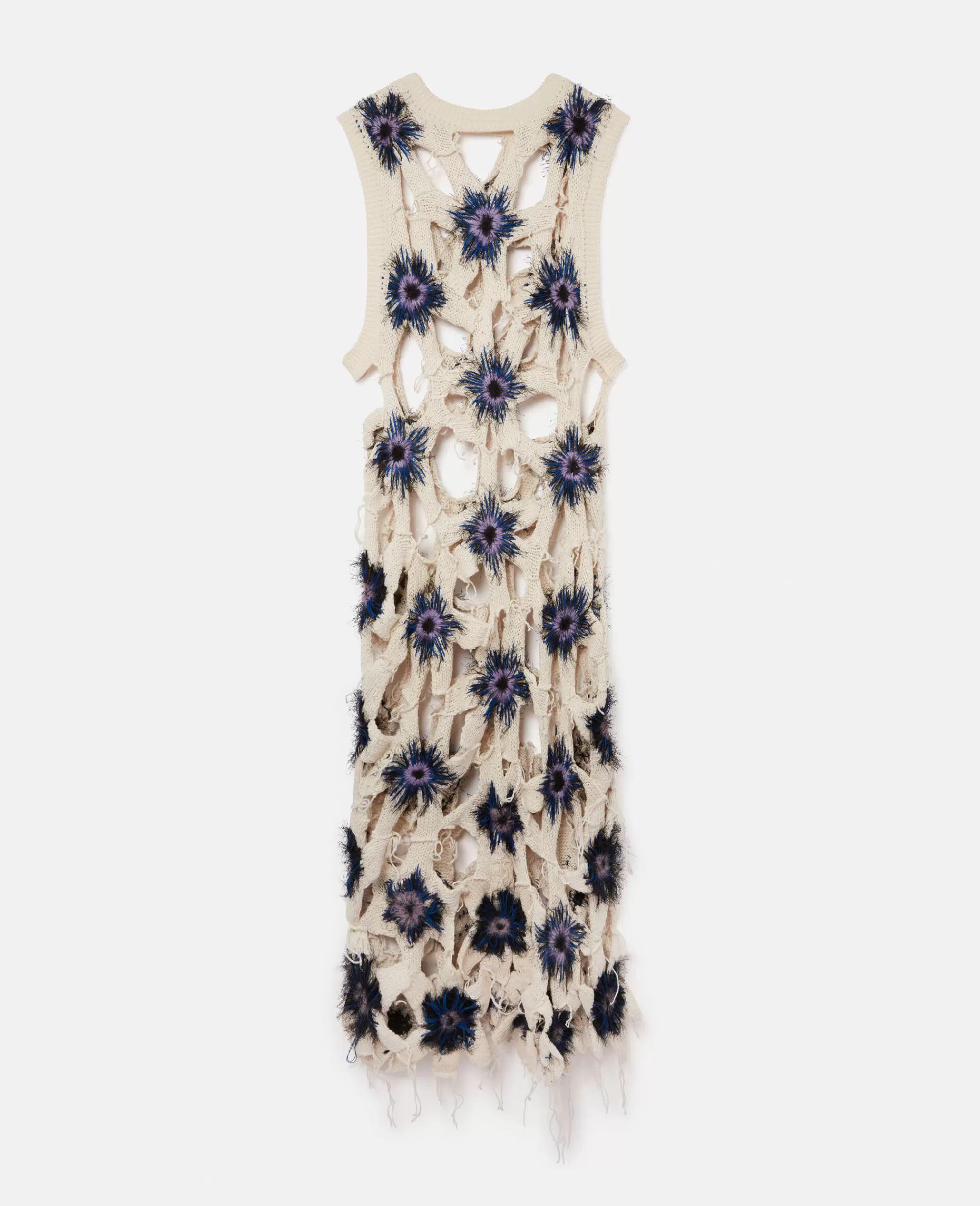 Donna Stella McCartney Abiti>Abito Midi Patchwork Fiori Rewild