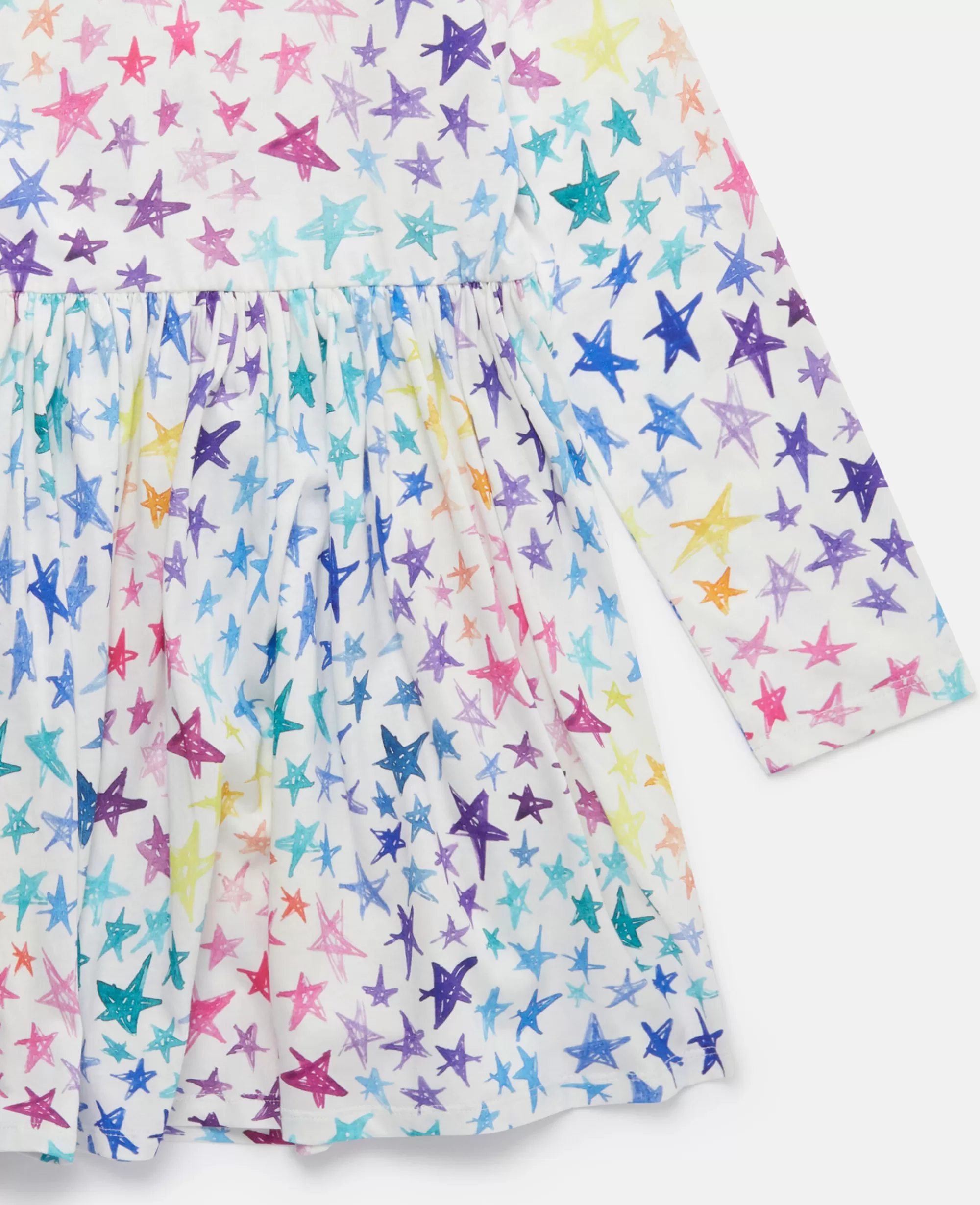 Bambini Stella McCartney Bimba>Abito Skater Con Disegno Stella Arcobaleno