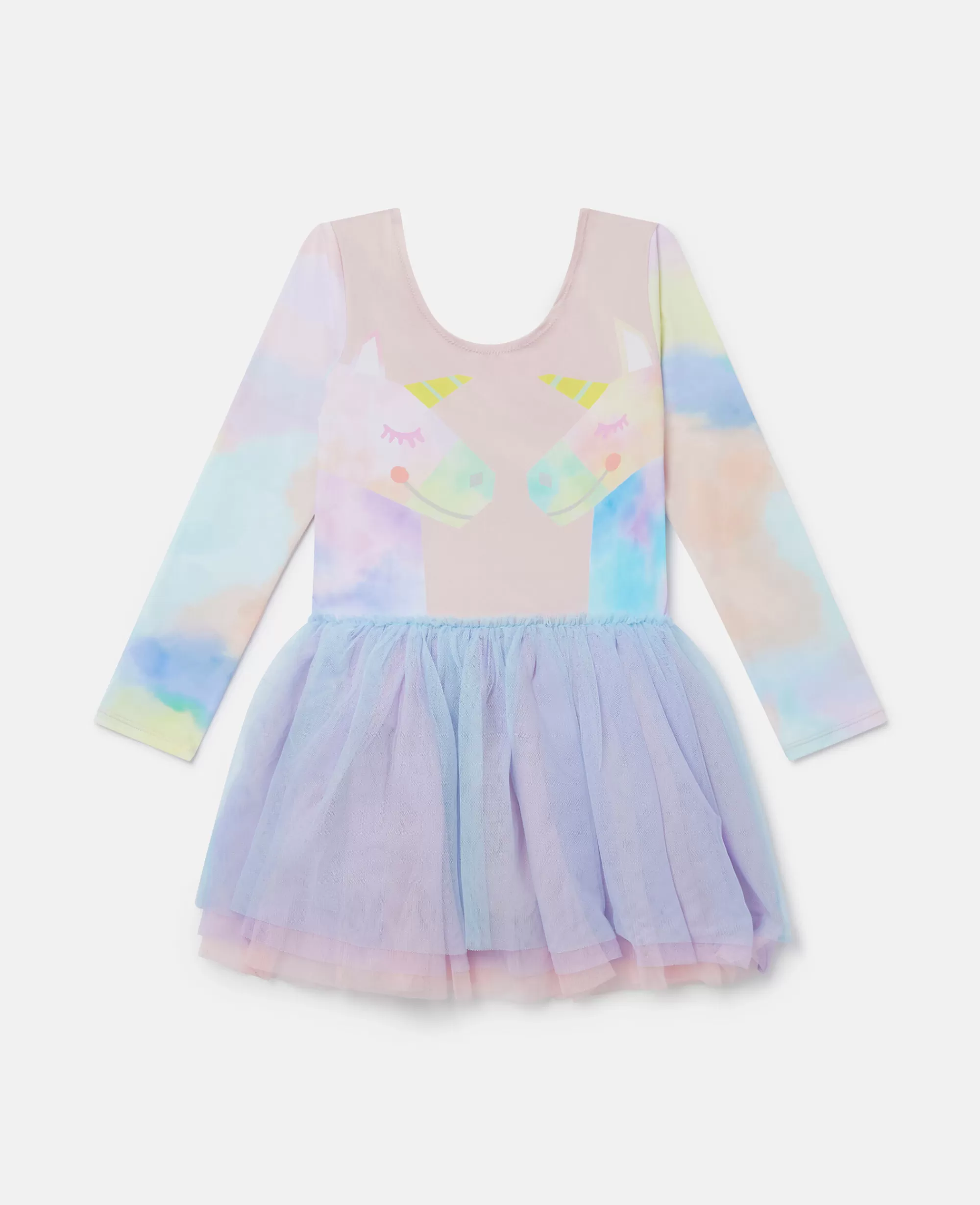 Bambini Stella McCartney Vestiti E Tutine>Abito Tutu Unicorno Arcobaleno