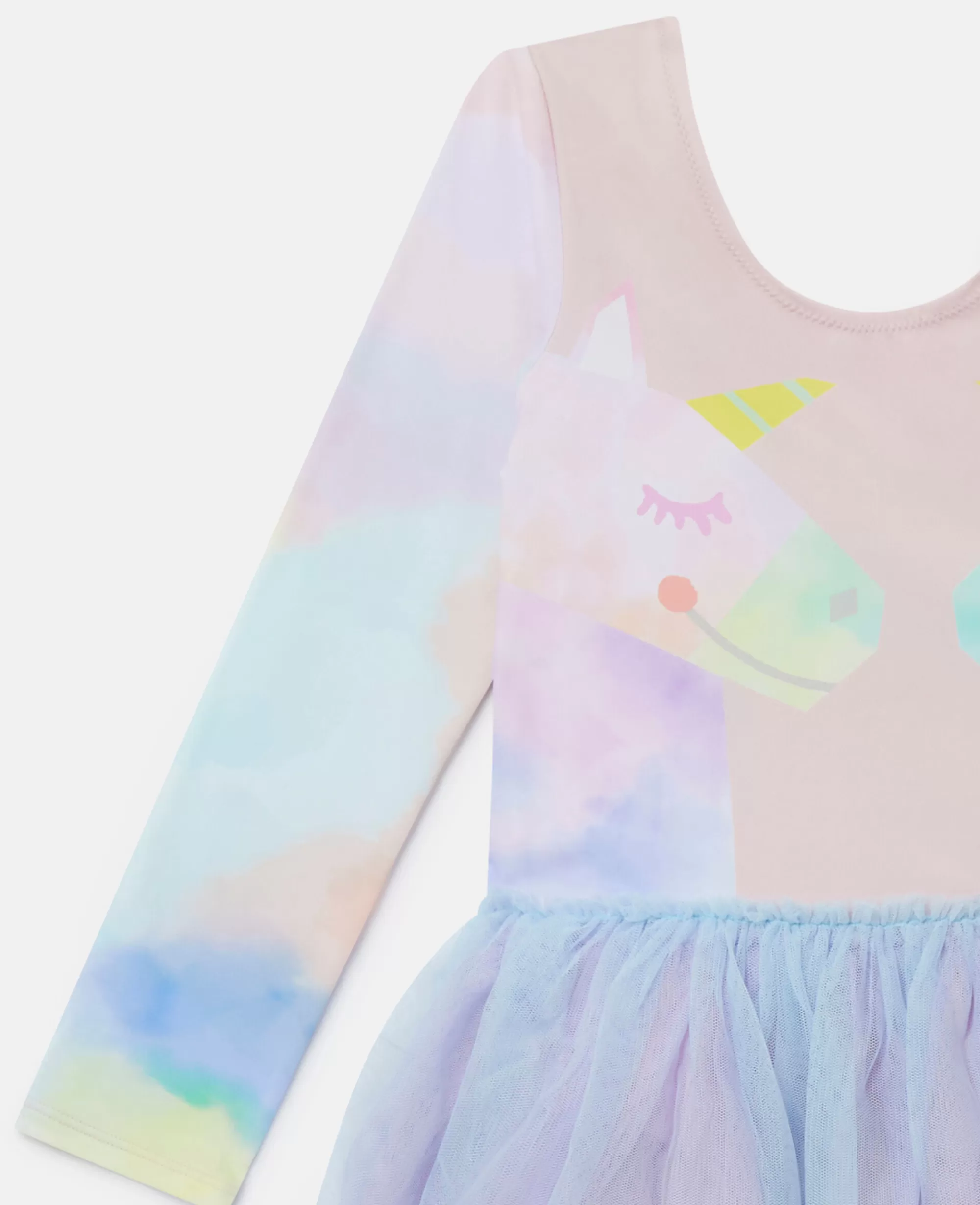 Bambini Stella McCartney Vestiti E Tutine>Abito Tutu Unicorno Arcobaleno