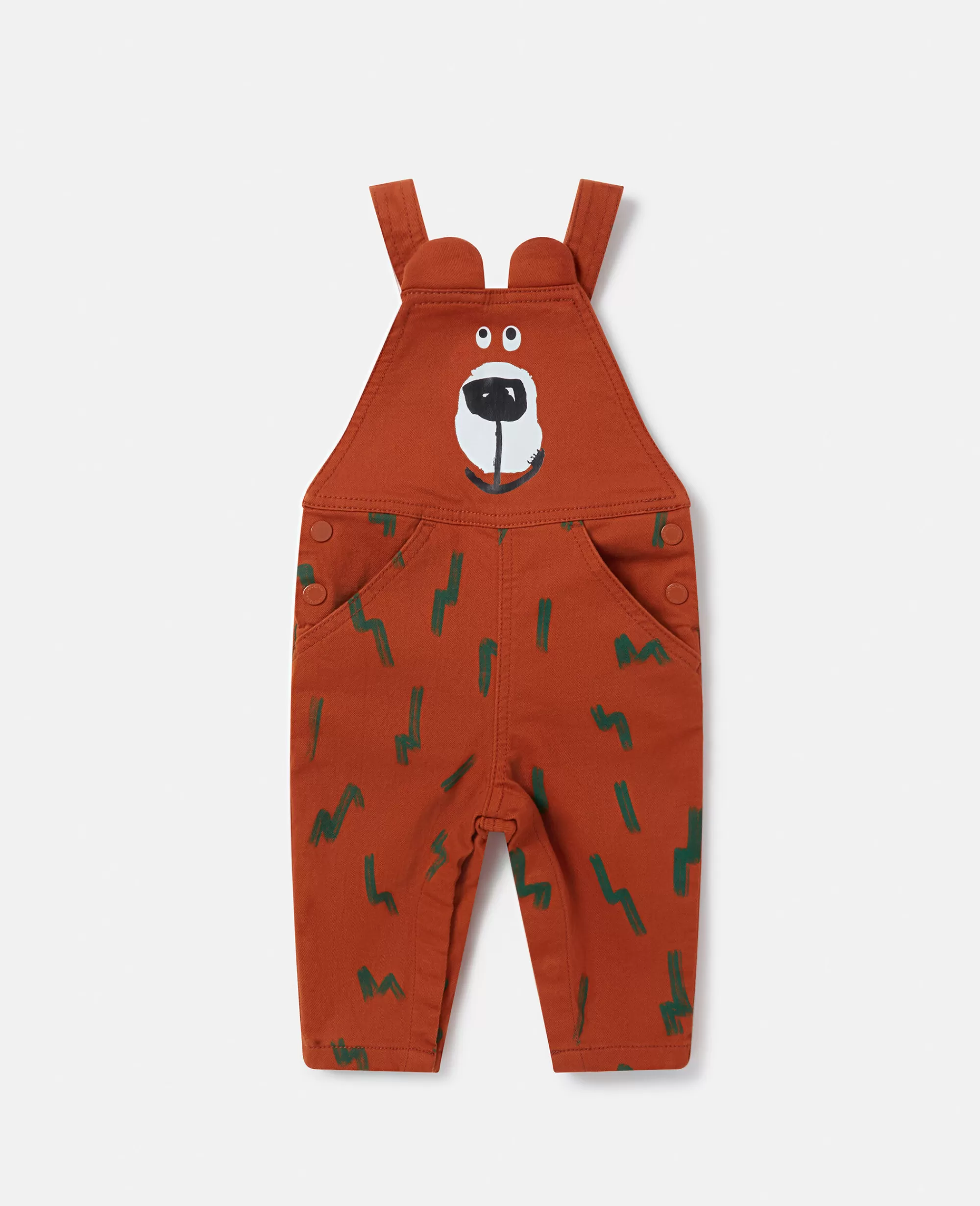 Bambini Stella McCartney Vestiti E Tutine>Bear Print Dungarees