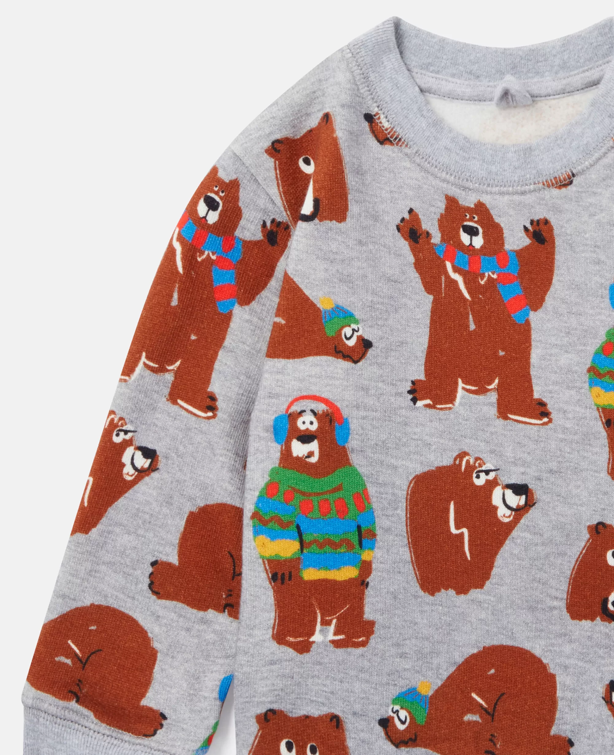 Bambini Stella McCartney T-Shirt>Bear Print Sweatshirt