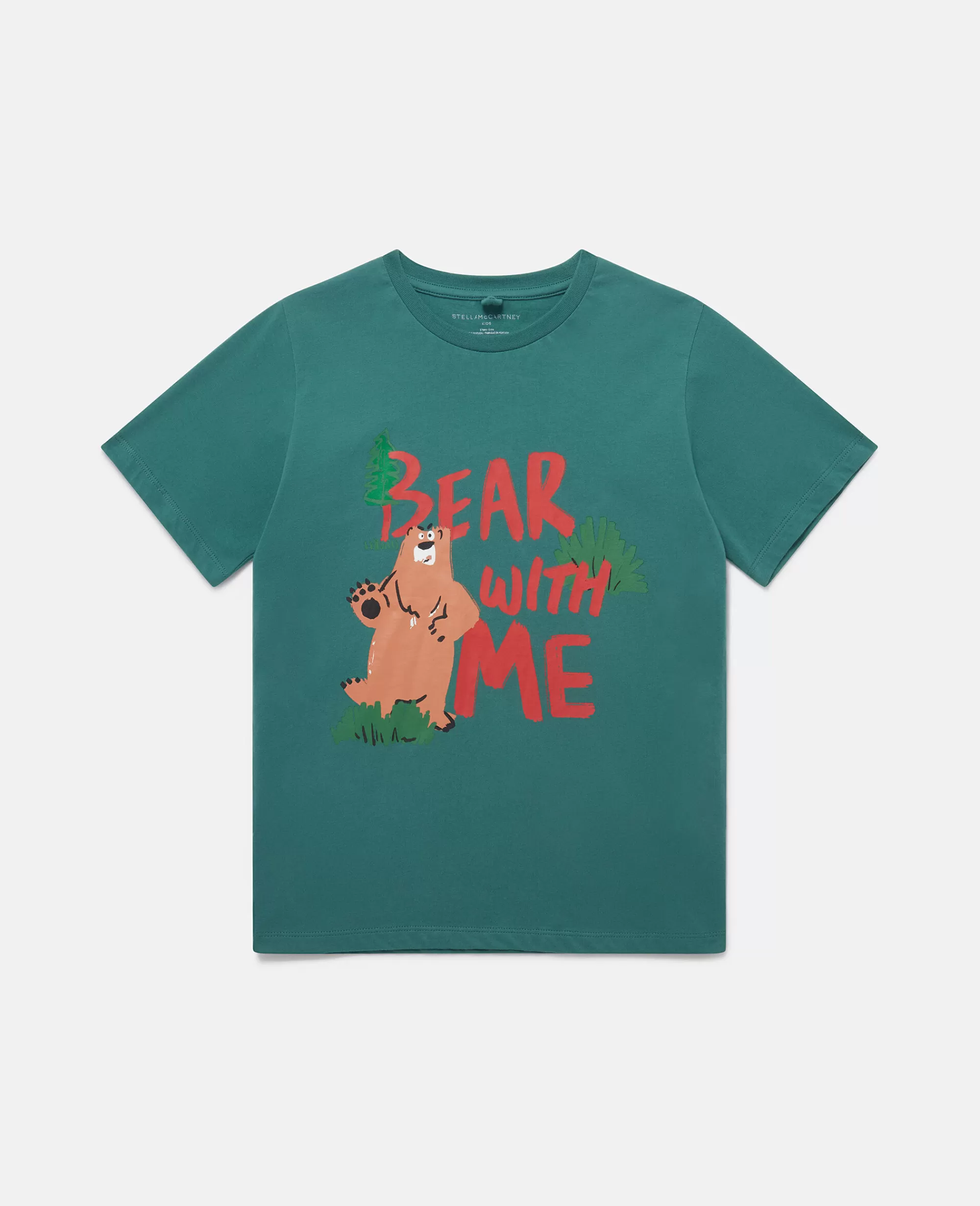 Bambini Stella McCartney T-Shirt>Bear With Me' Motif T-Shirt