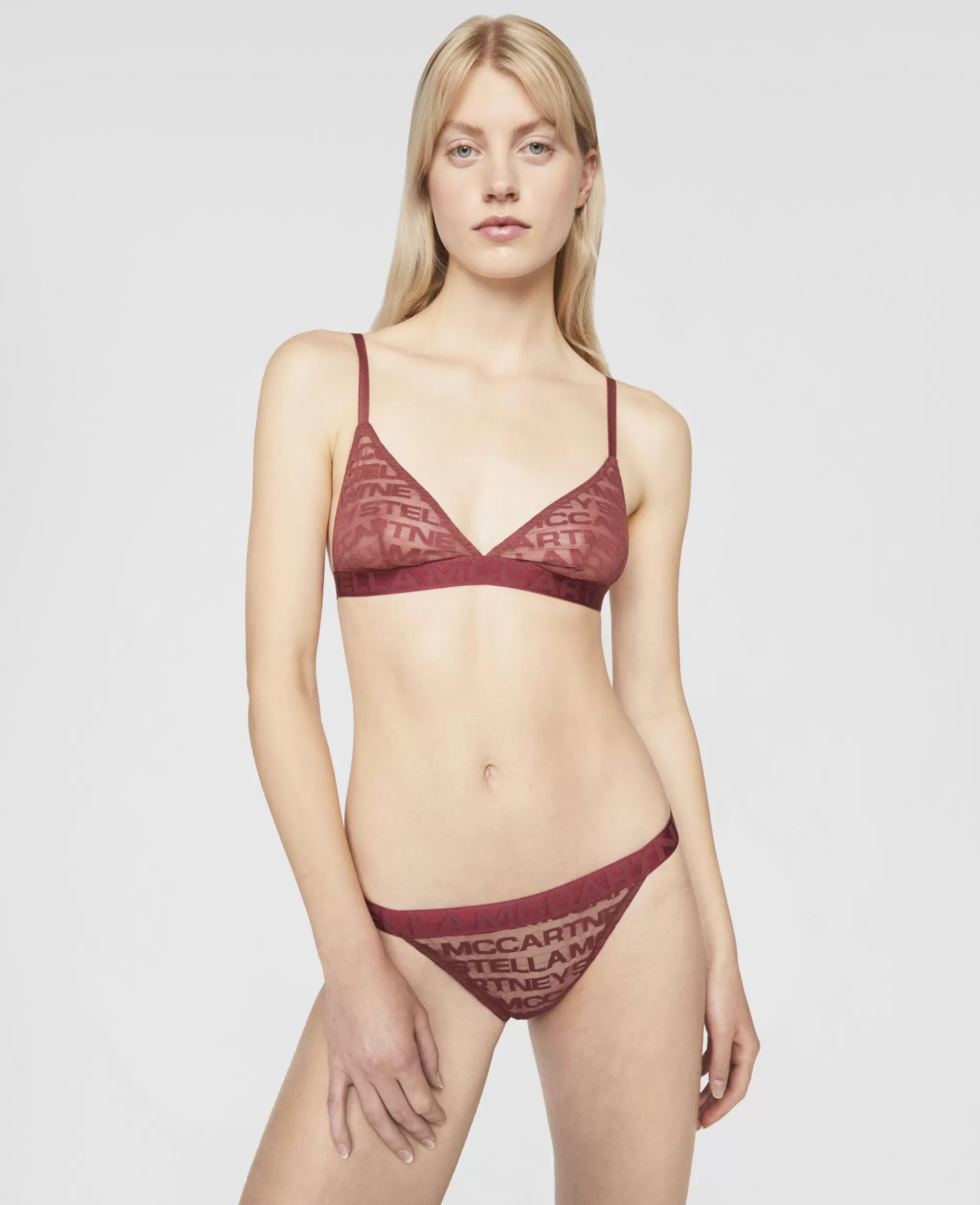 Donna Stella McCartney Lingerie E Sleepwear>Bikini In Rete Con Monogramma