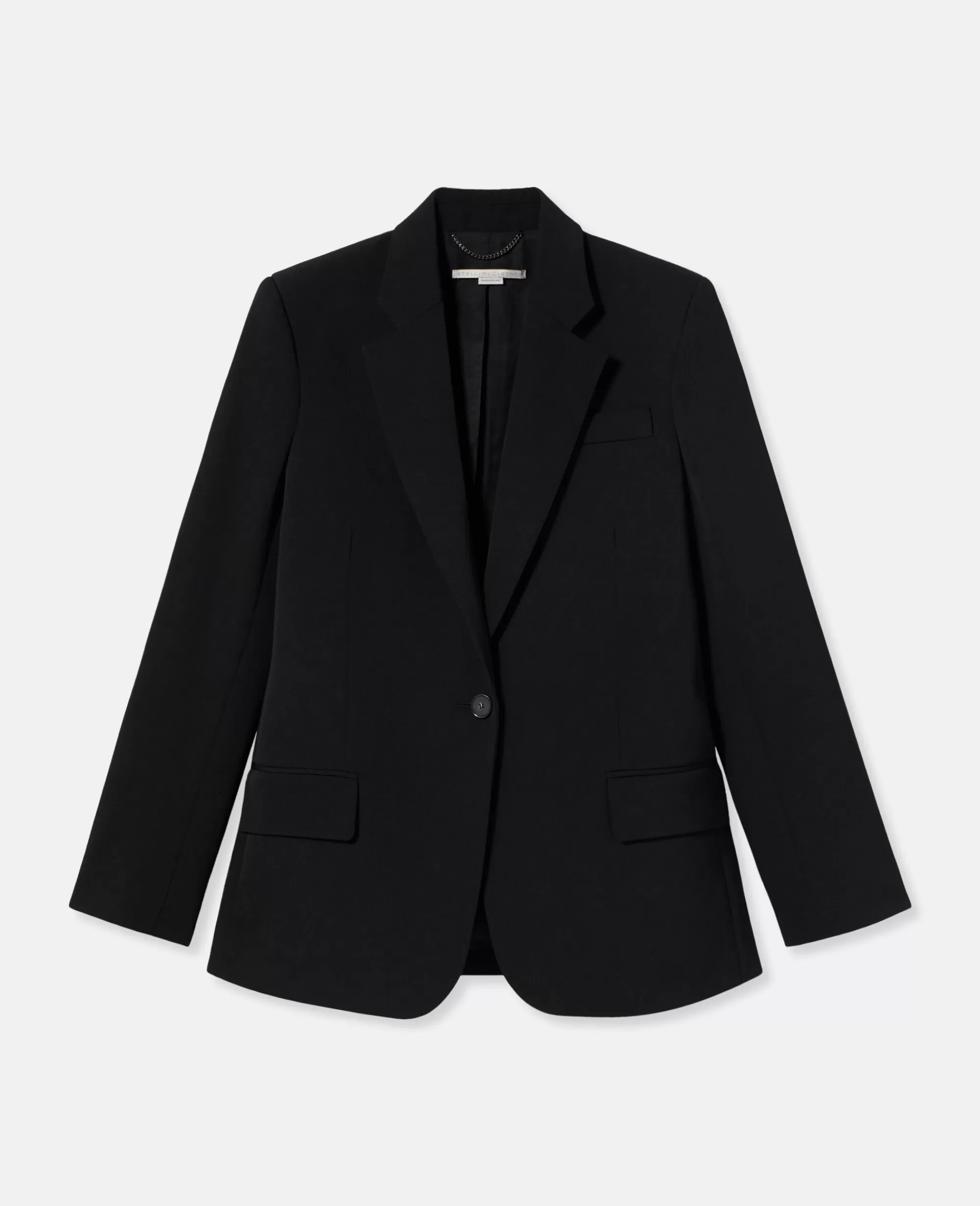 Donna Stella McCartney Capi Sartoriali>Blazer Boyfriend Slim Fit In Flanella Di Lana