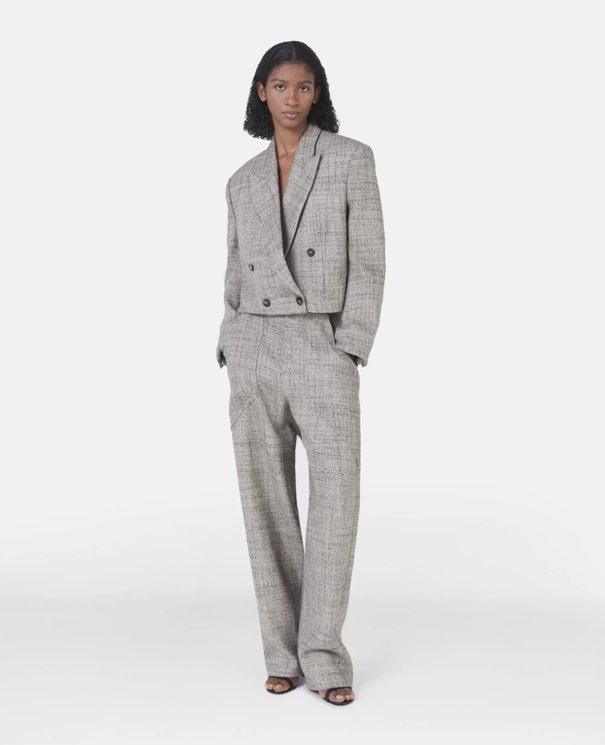 Donna Stella McCartney Capi Sartoriali>Blazer Doppiopetto Corto Largo