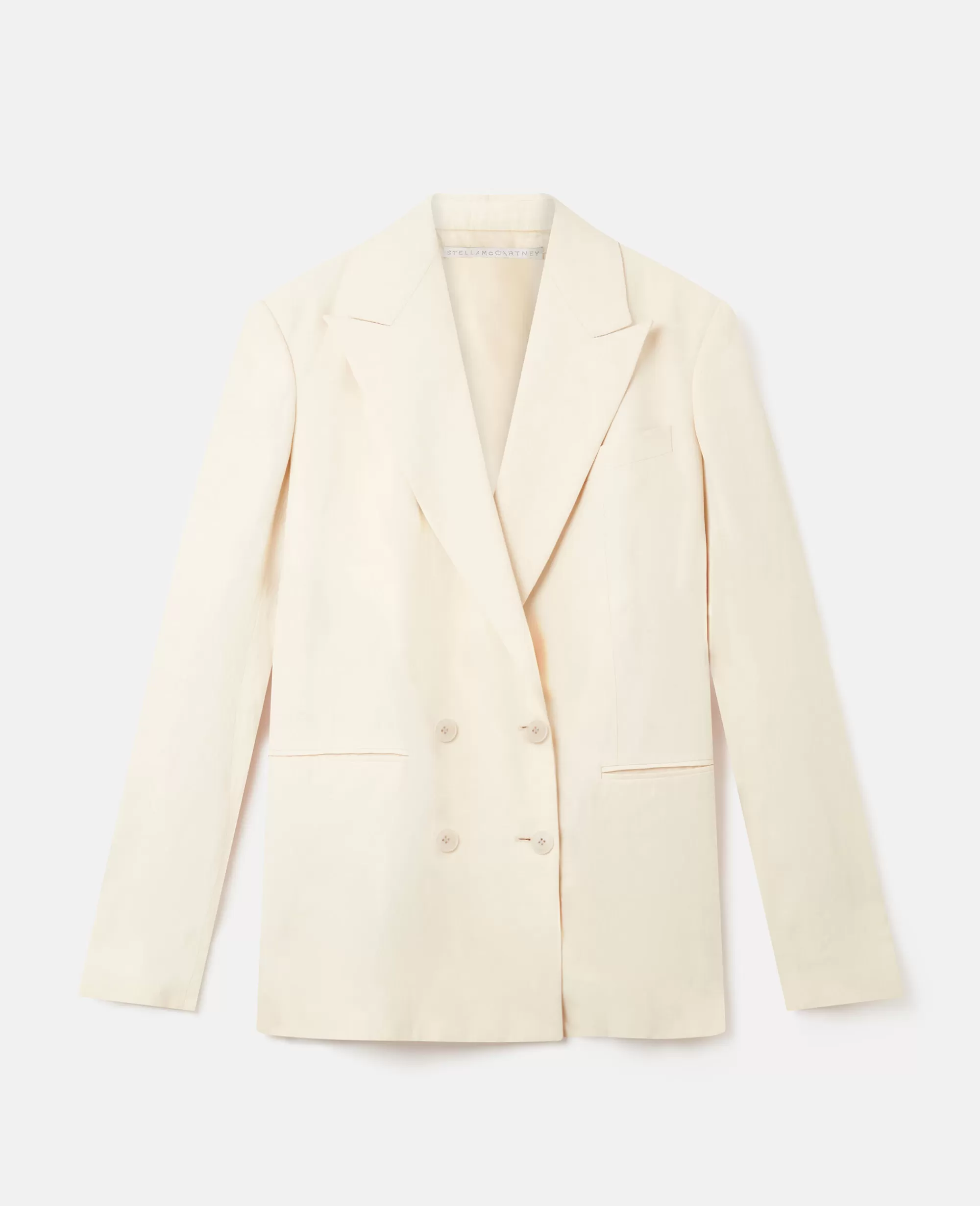 Donna Stella McCartney Capi Sartoriali>Blazer Doppiopetto In Lino Fluido