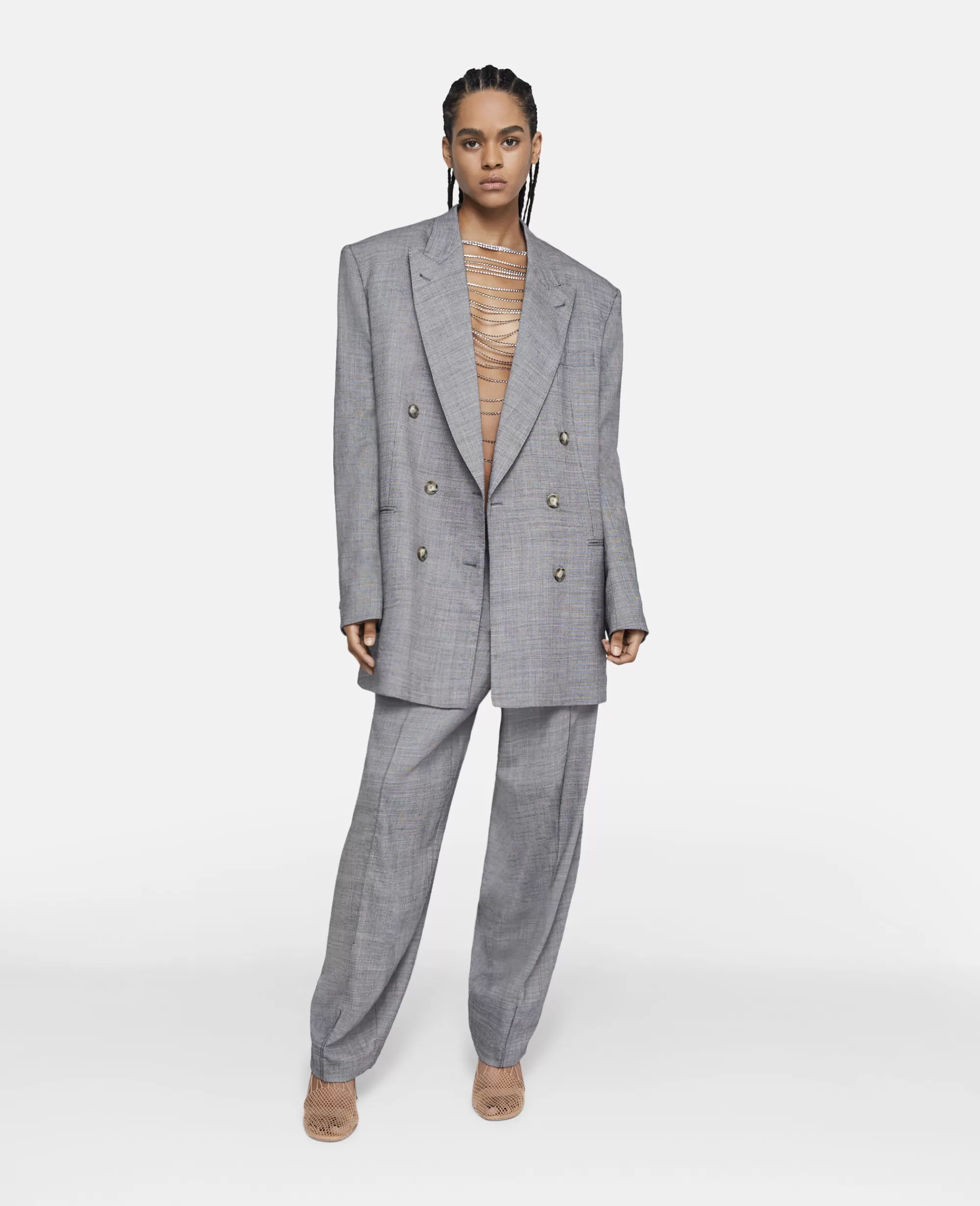 Donna Stella McCartney Capi Sartoriali>Blazer Doppiopetto Oversize