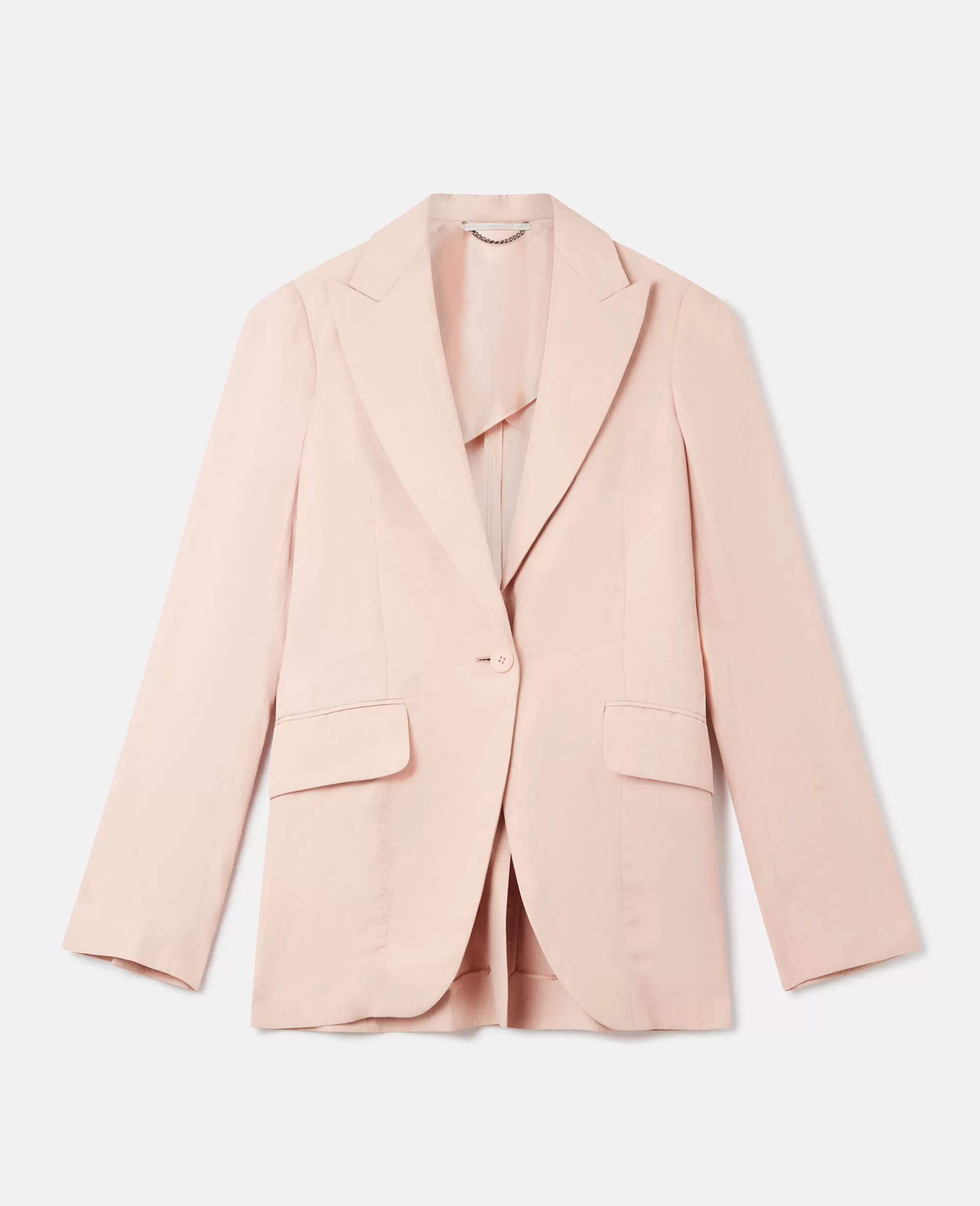 Donna Stella McCartney Capi Sartoriali>Blazer Monopetto In Lino Fluido