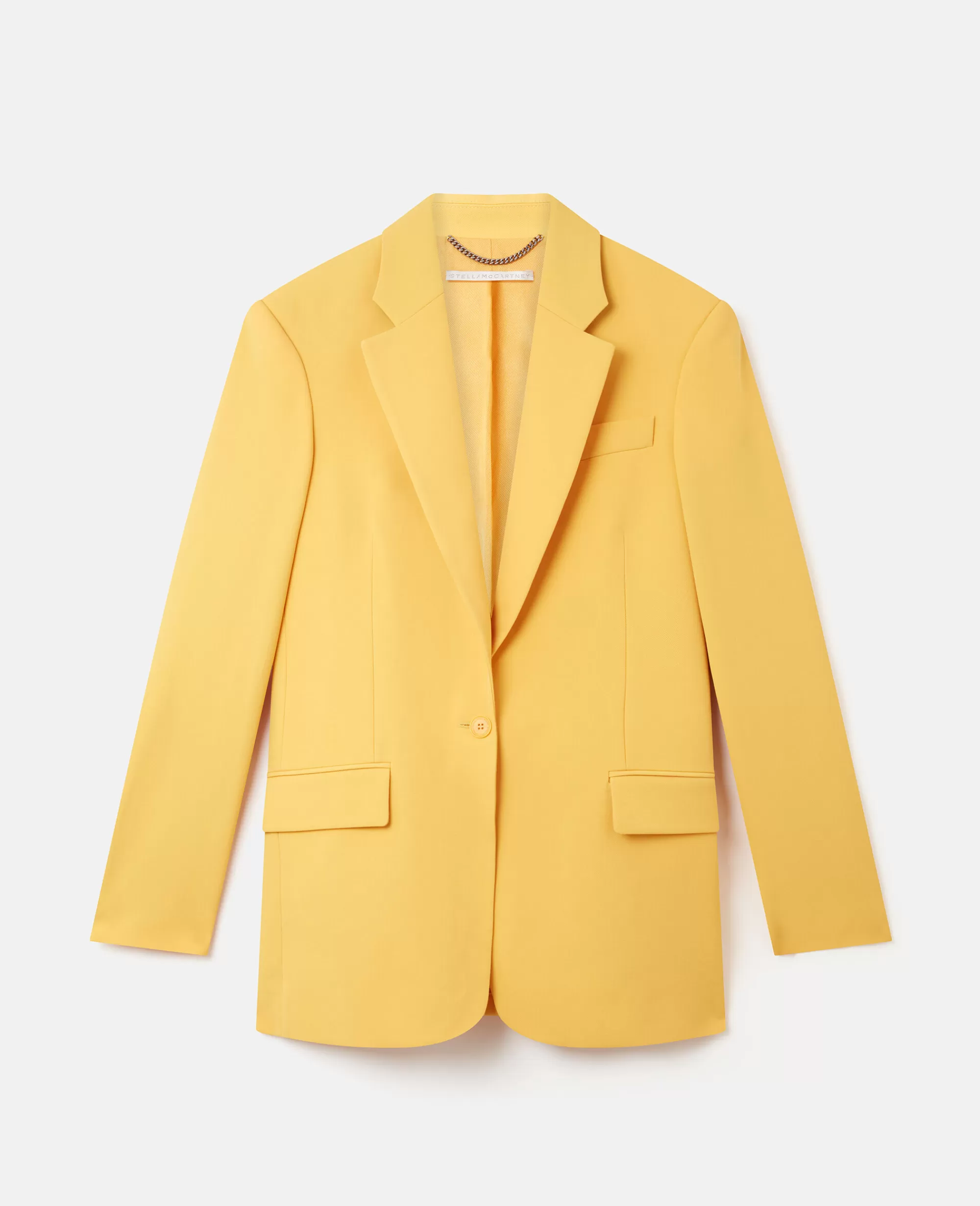 Donna Stella McCartney Capi Sartoriali>Blazer Monopetto In Twill Di Lana