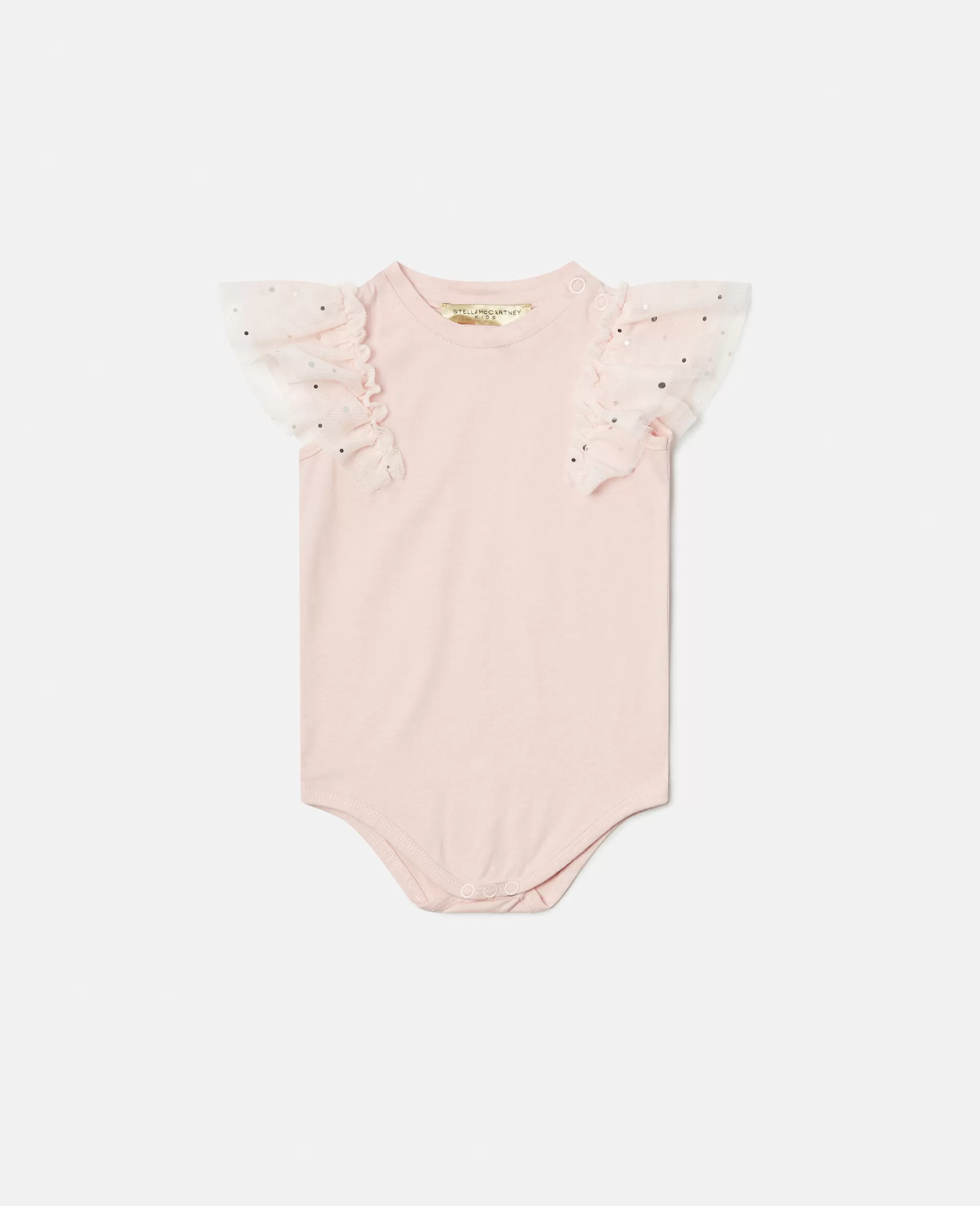 Bambini Stella McCartney Bimba>Body Con Volant Con Cristalli