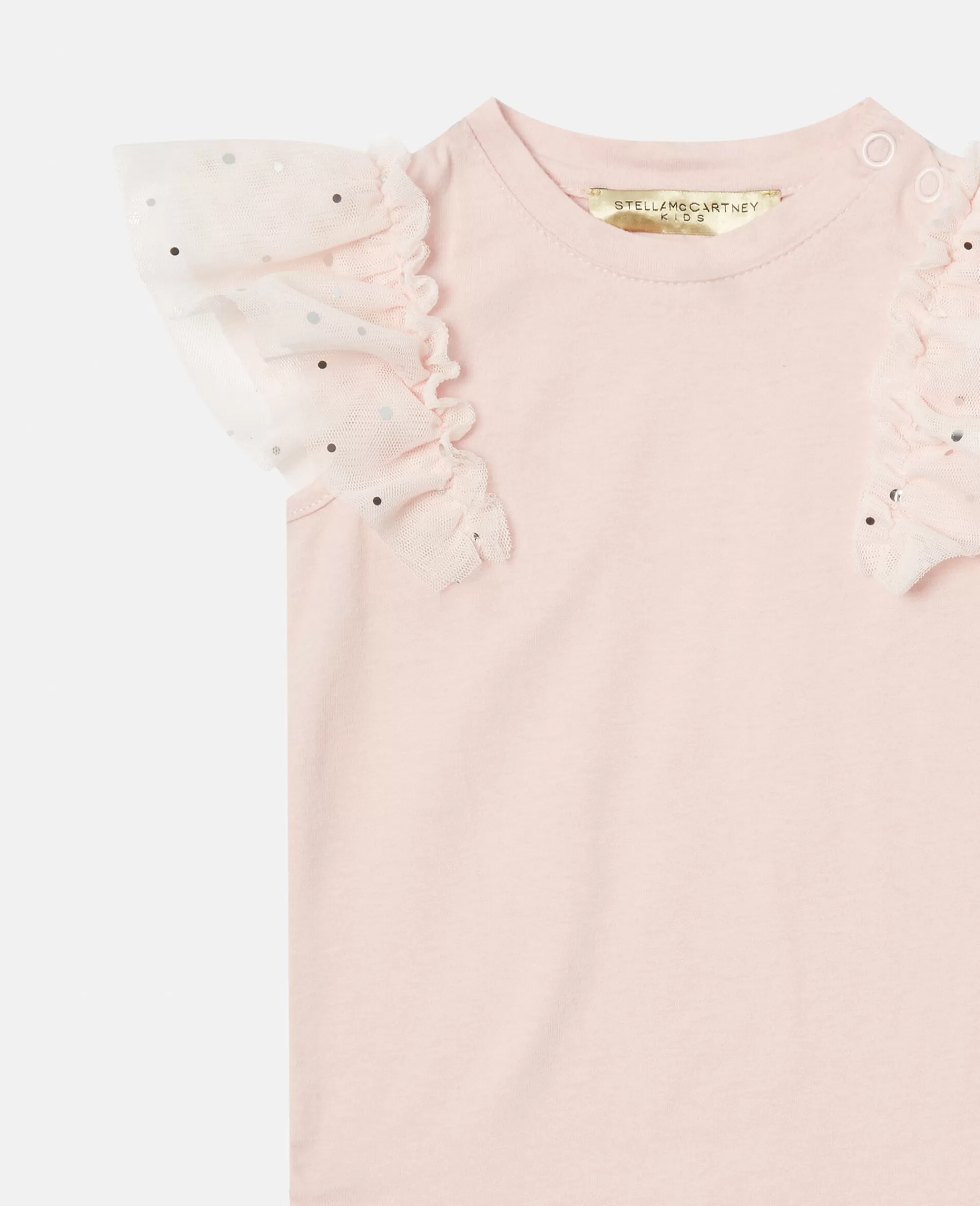 Bambini Stella McCartney Bimba>Body Con Volant Con Cristalli