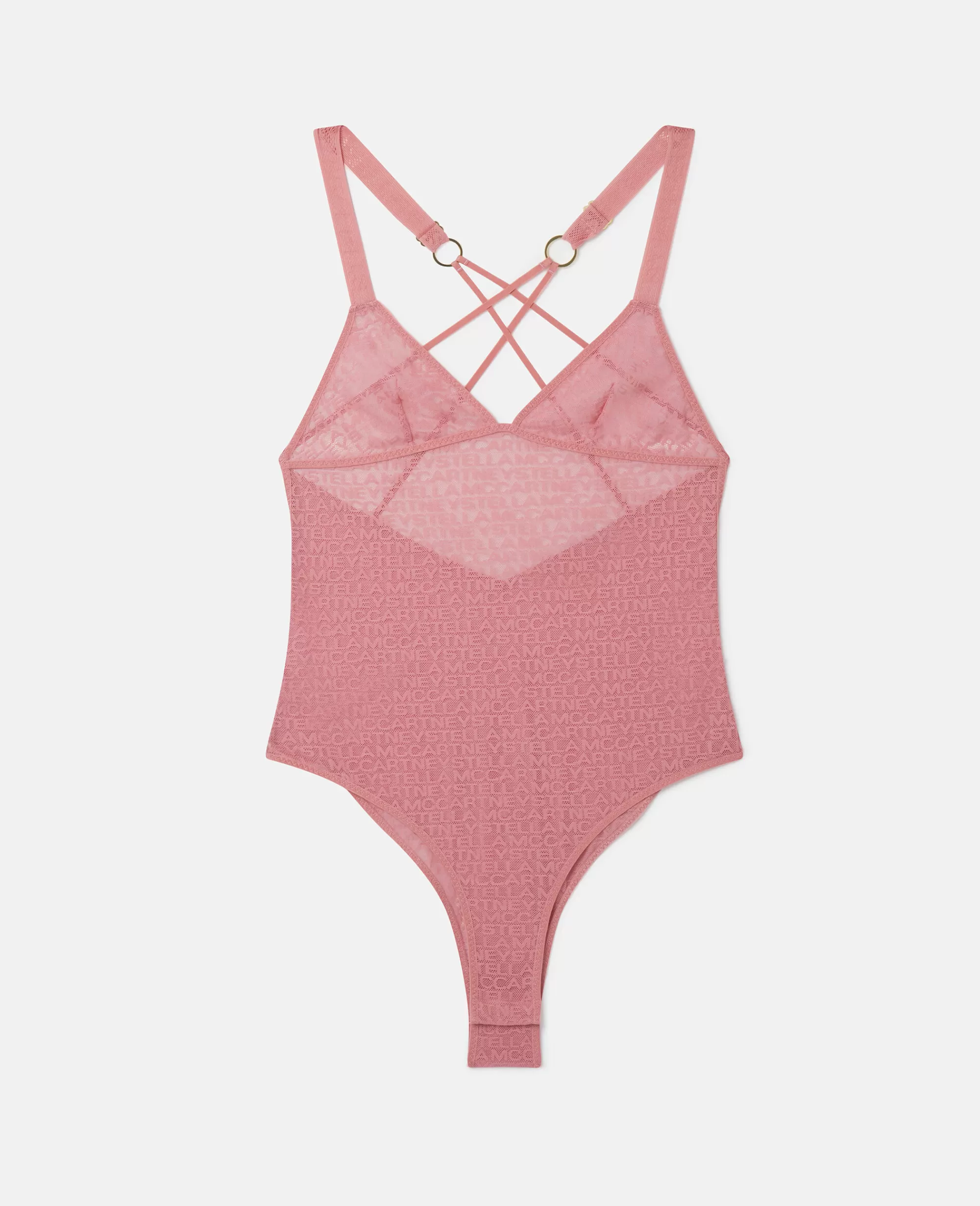 Donna Stella McCartney Lingerie E Sleepwear>Body In Rete Con Monogramma