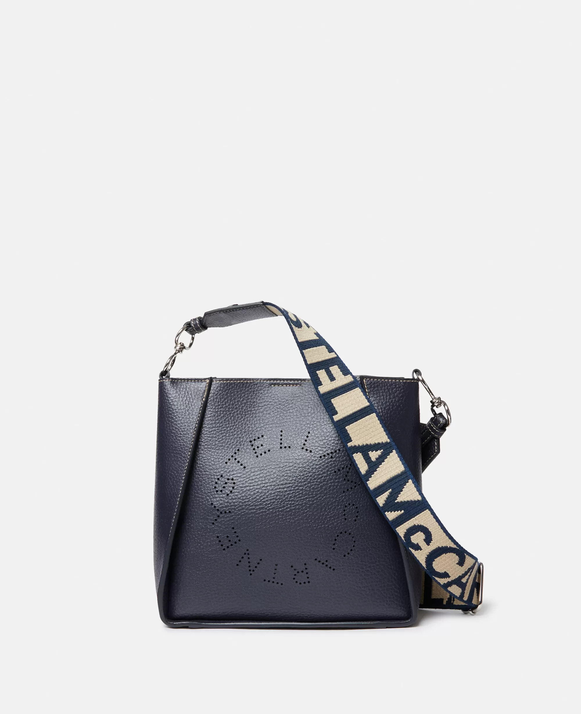 Donna Stella McCartney Stella Logo>Borsa A Spalla In Alter Mat Zigrinato Logo