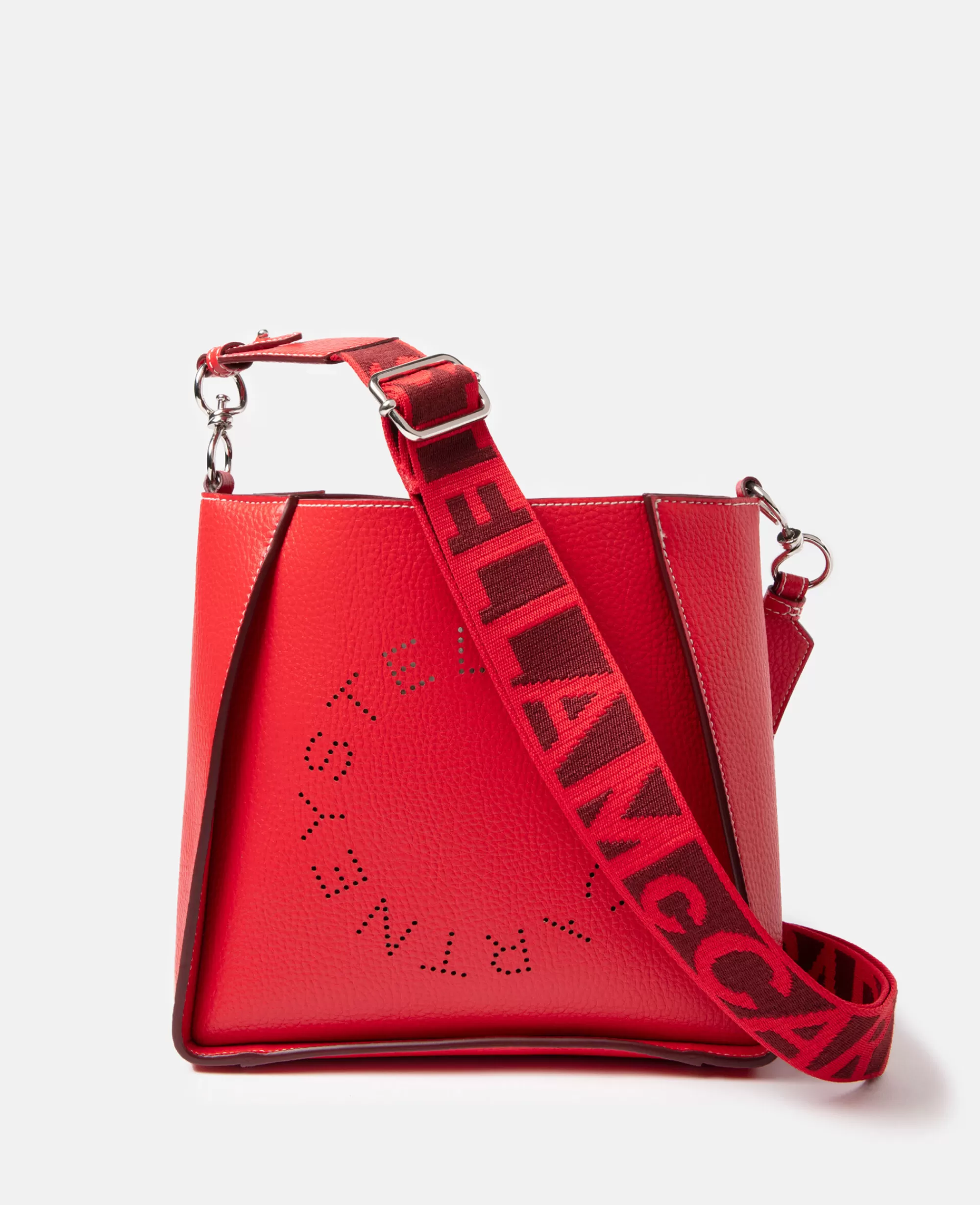 Donna Stella McCartney Stella Logo>Borsa A Spalla In Alter Mat Zigrinato Logo