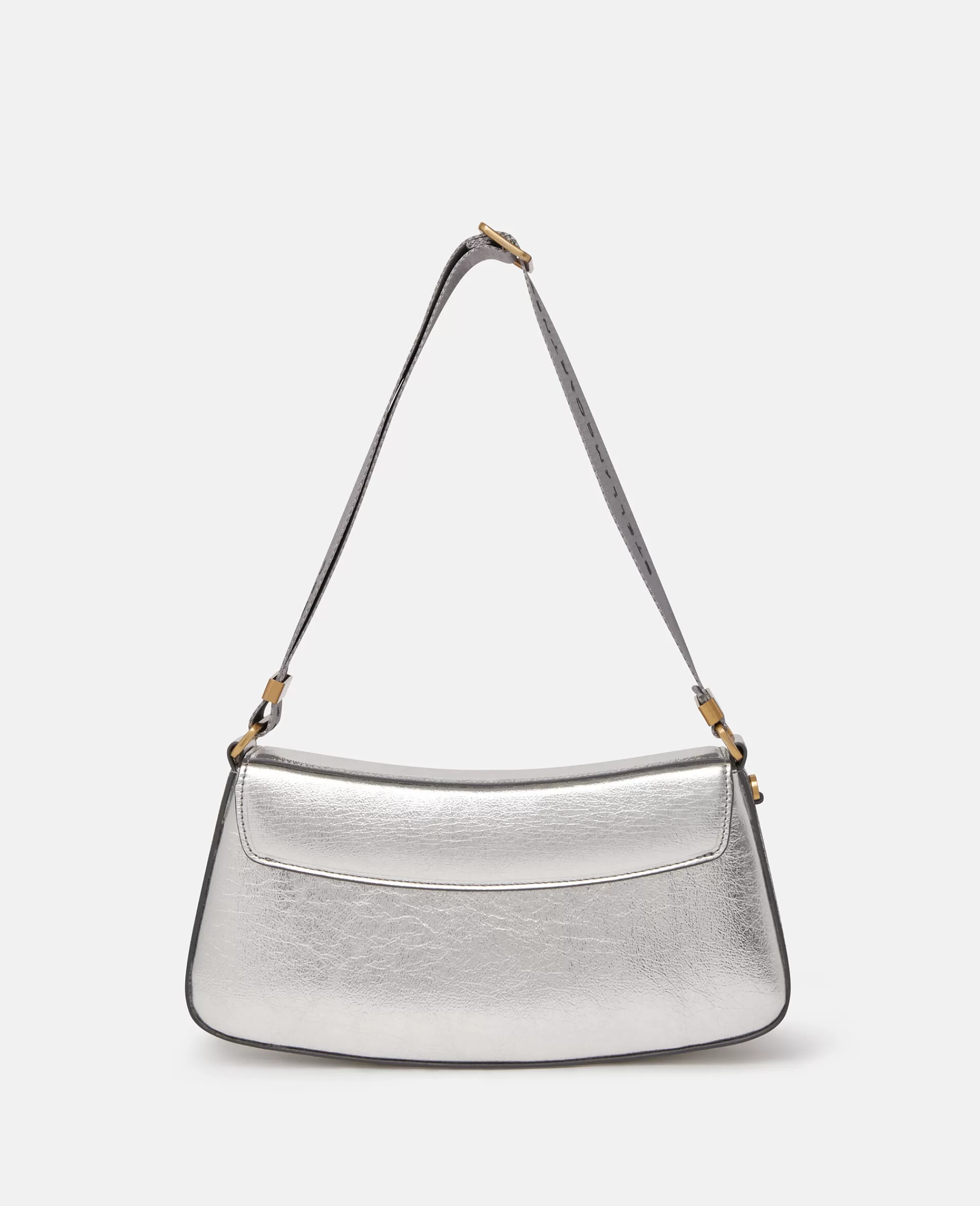 Donna Stella McCartney Borse A Mano>Borsa A Spalla Metallizzata S-Wave