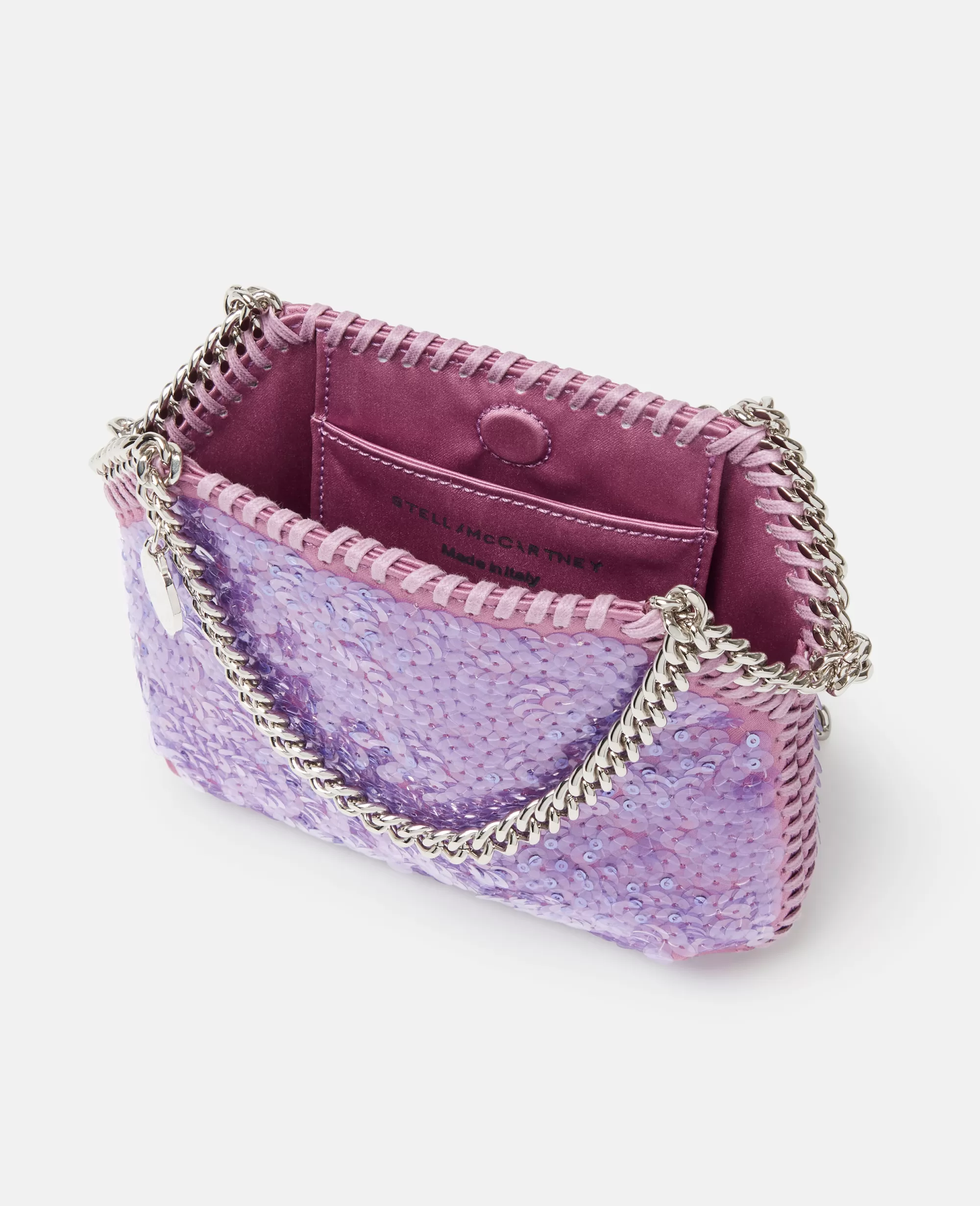 Donna Stella McCartney L'Iconica Falabella>Borsa A Spalla Mini Con Paillettes Falabella