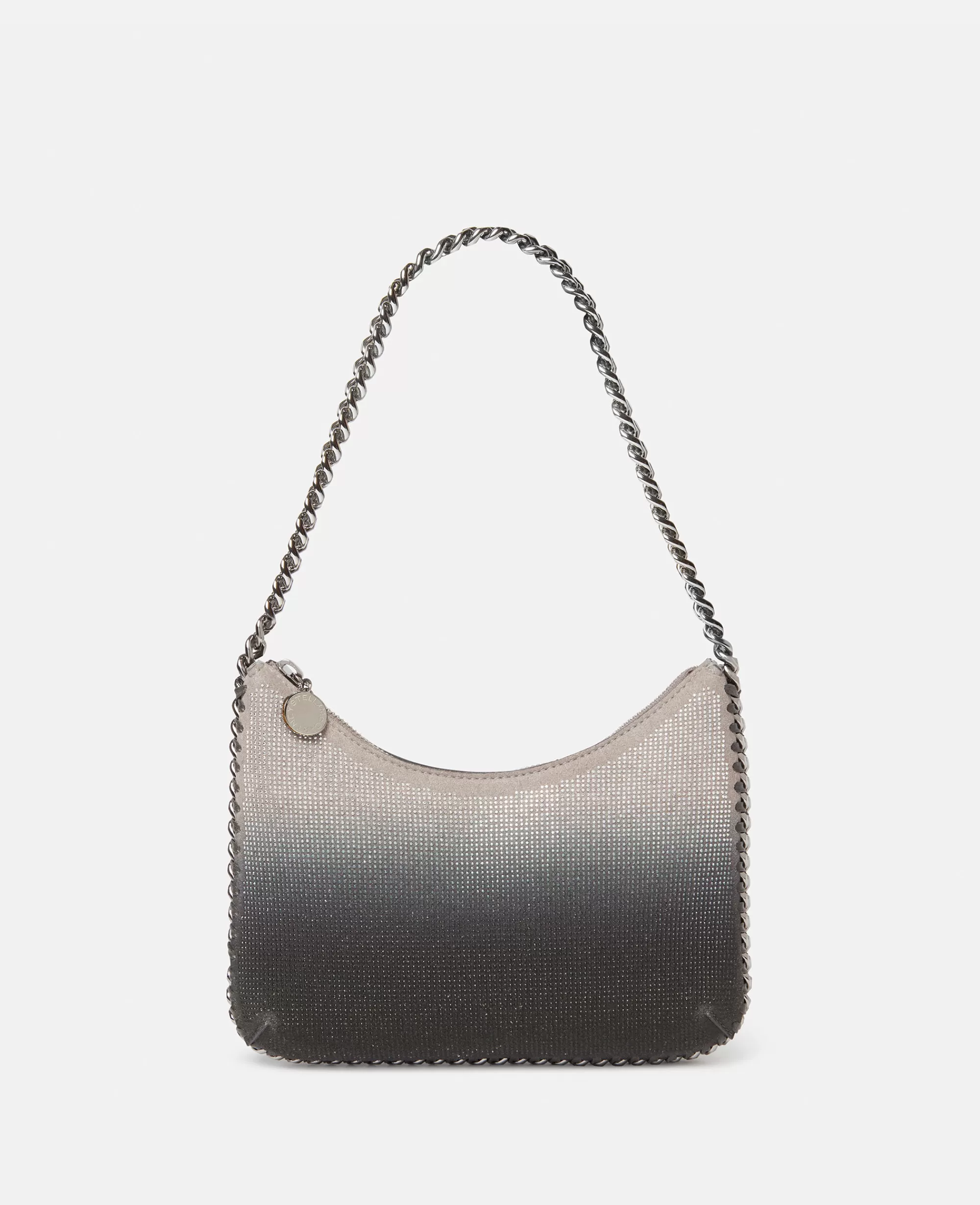 Donna Stella McCartney L'Iconica Falabella>Borsa A Spalla Mini Falabella Con Zip, Cristalli E Motivo Degrade