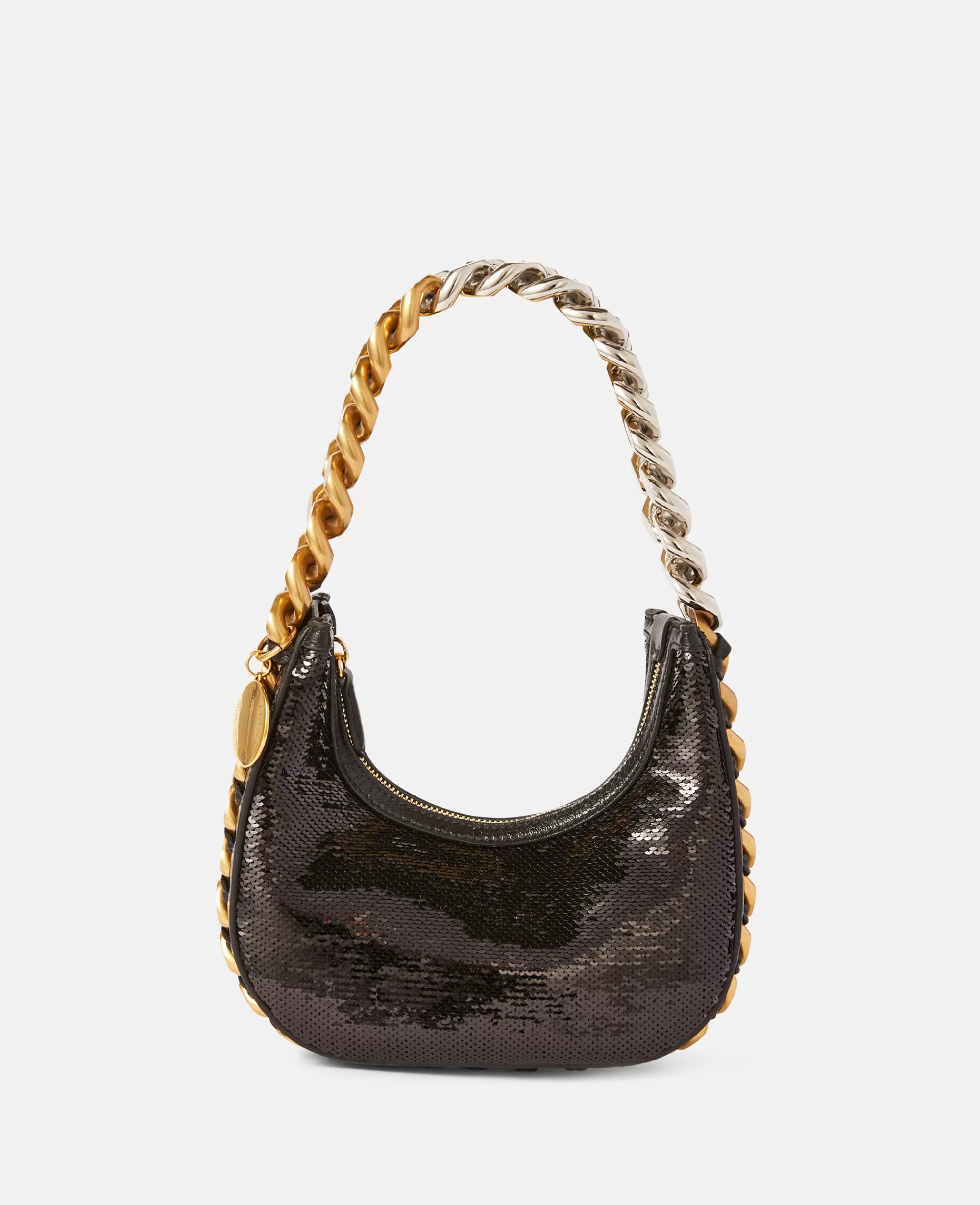 Donna Stella McCartney Borsa Frayme>Borsa A Spalla Mini Frayme Zipit Con Paillette