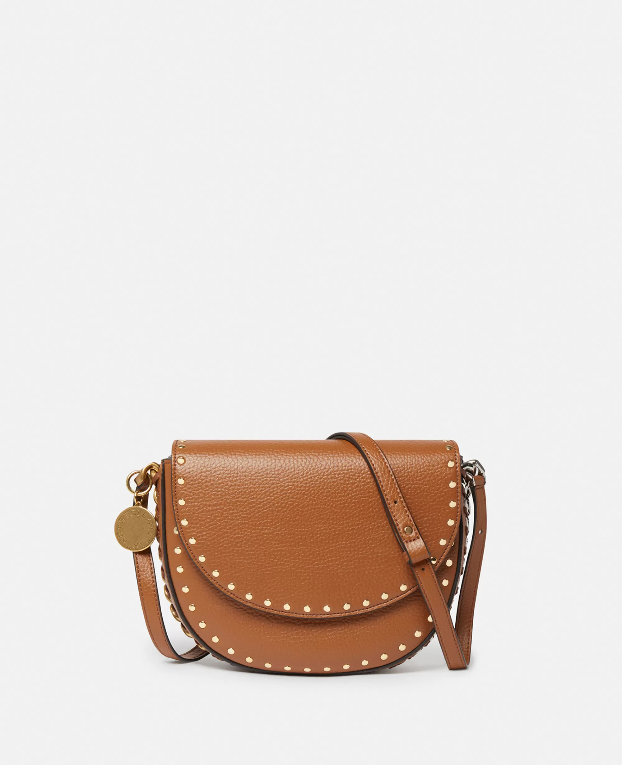 Donna Stella McCartney Borsa Frayme>Borsa A Spalla Pieno Fiore Con Patta Media E Borchie Frayme