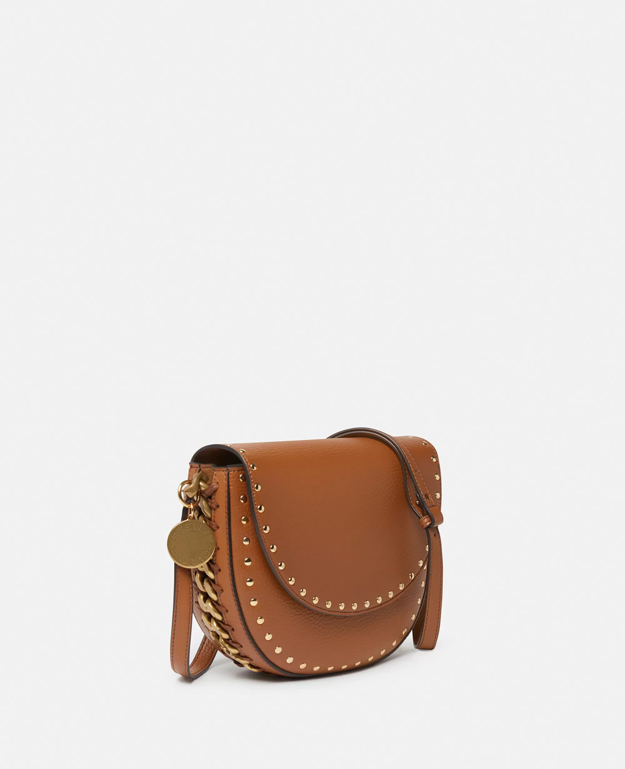 Donna Stella McCartney Borsa Frayme>Borsa A Spalla Pieno Fiore Con Patta Media E Borchie Frayme