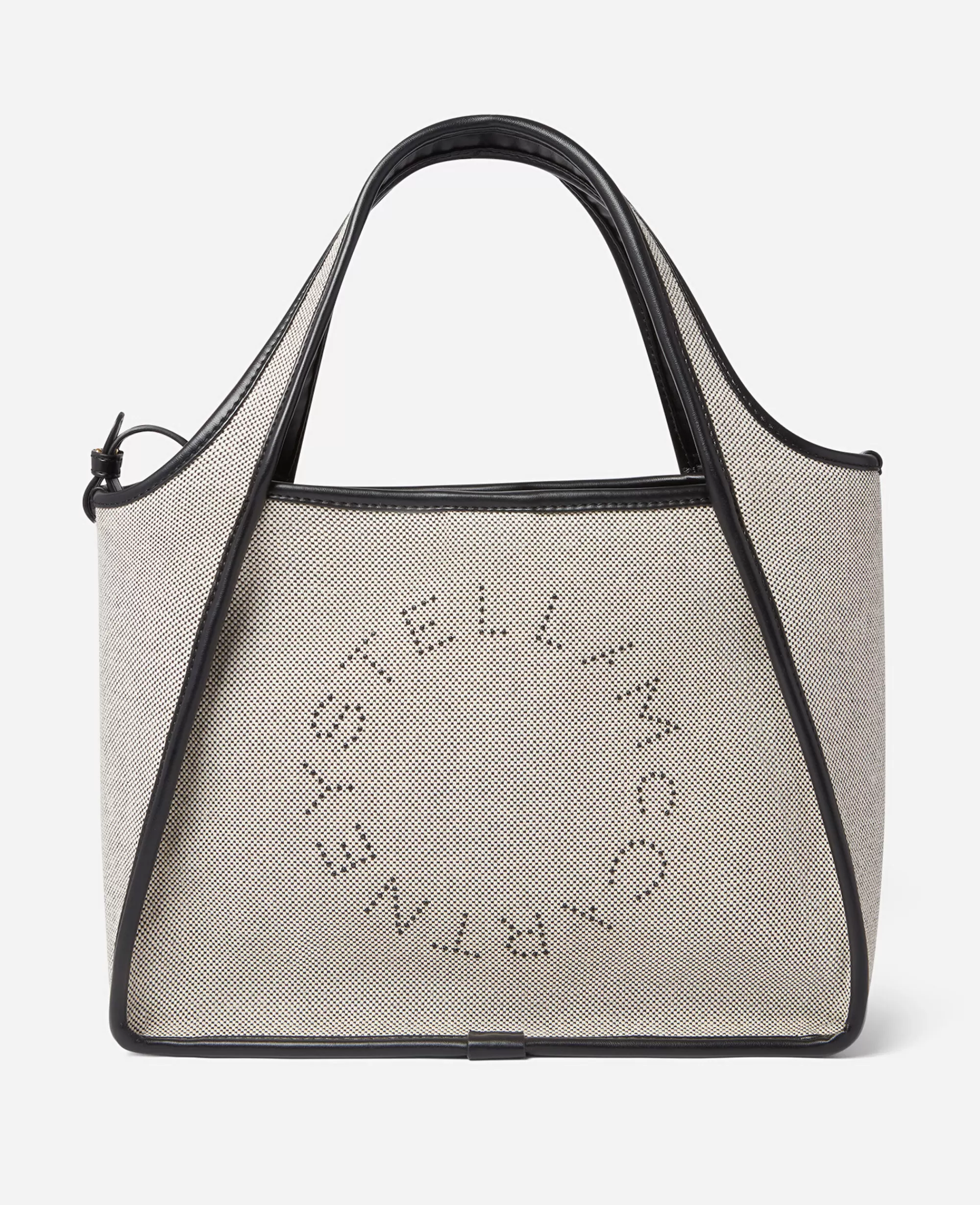 Donna Stella McCartney Stella Logo>Borsa A Tracolla In Tela Di Cotone Stella Logo