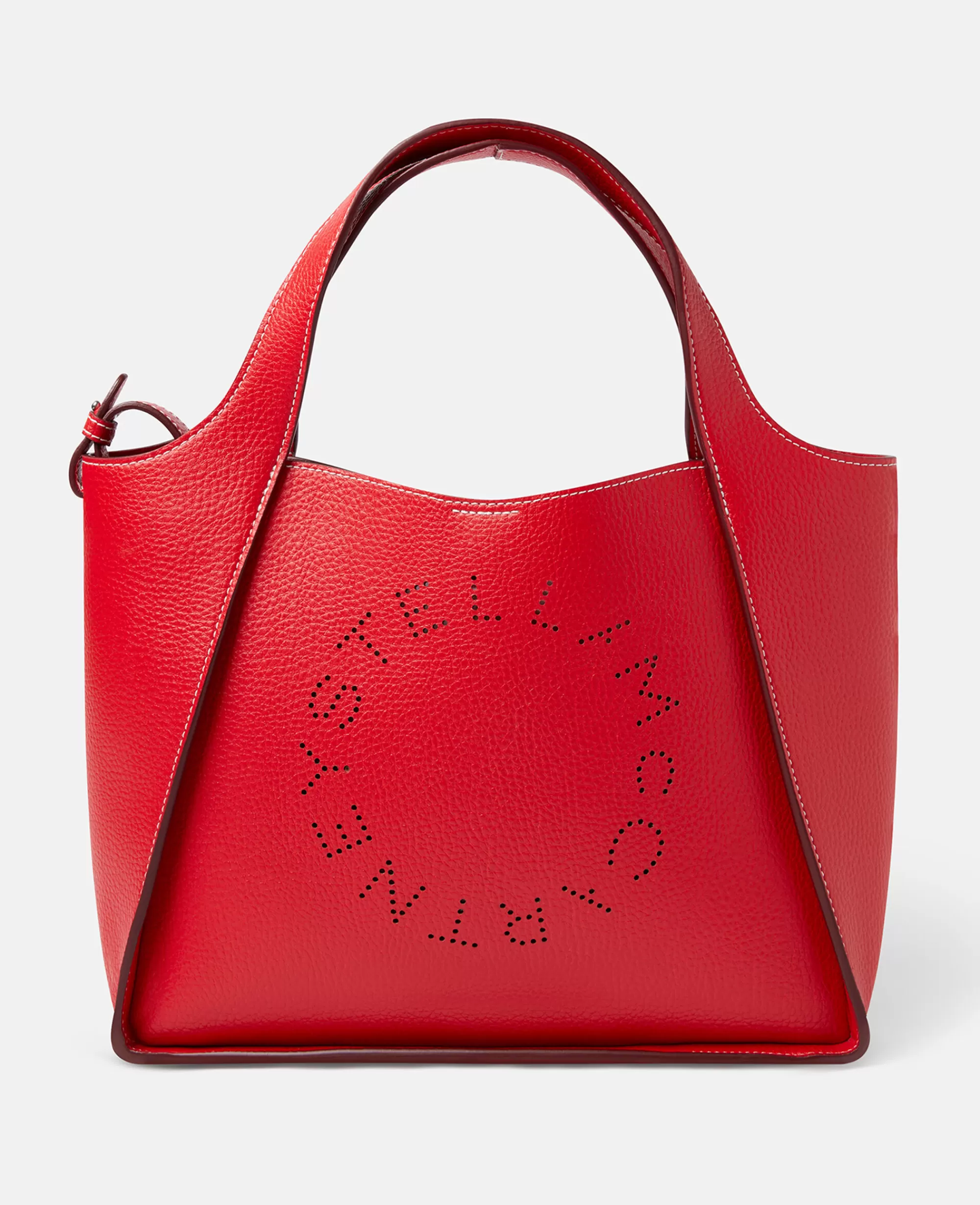 Donna Stella McCartney Stella Logo>Borsa A Tracolla Logo In Alter Mat Zigrinato