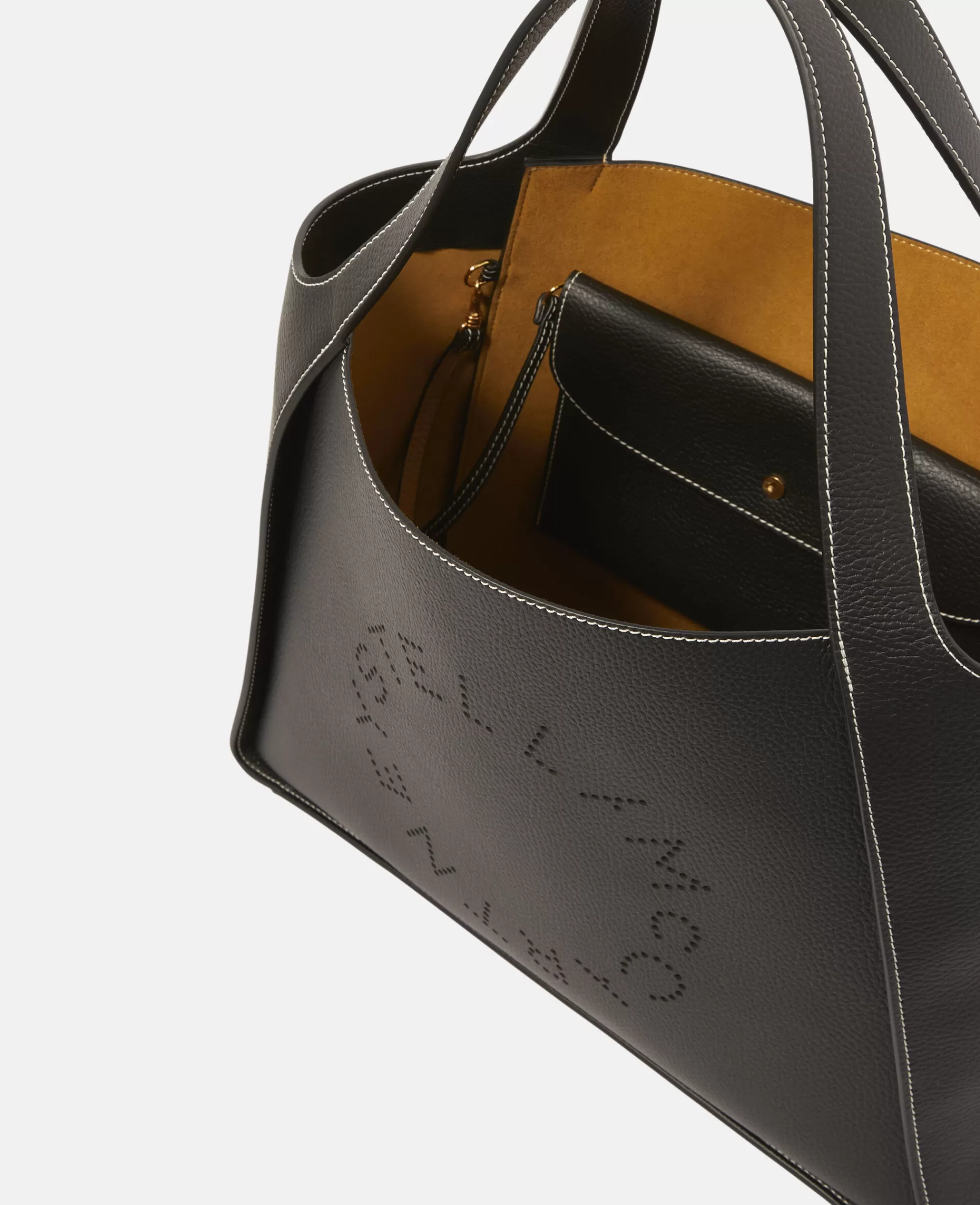 Donna Stella McCartney Stella Logo>Borsa Tote In Alter Mat Pieno Fiore Stella Logo
