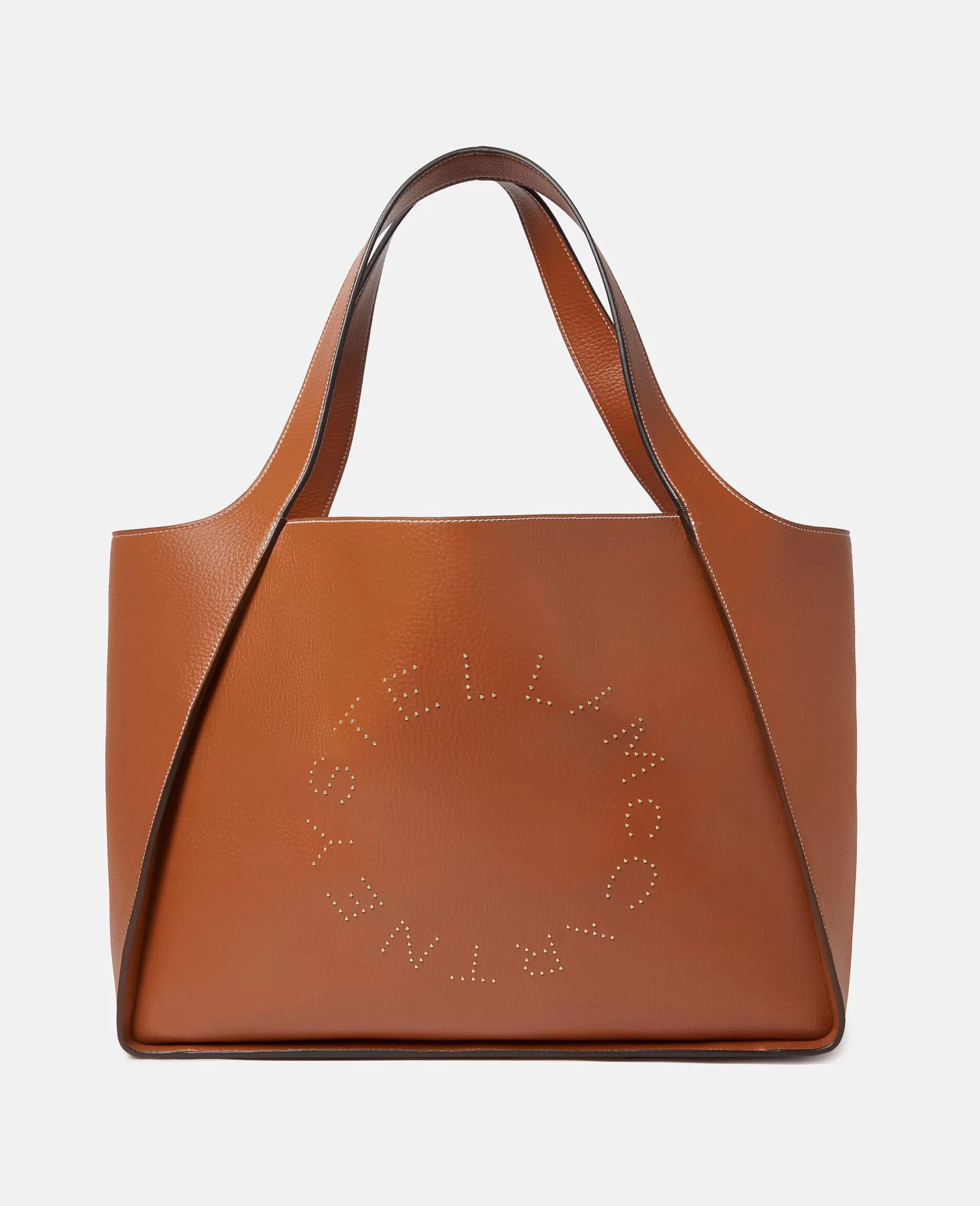 Donna Stella McCartney Stella Logo>Borsa Tote In Alter Mat Zigrinato Con Borchie Logo