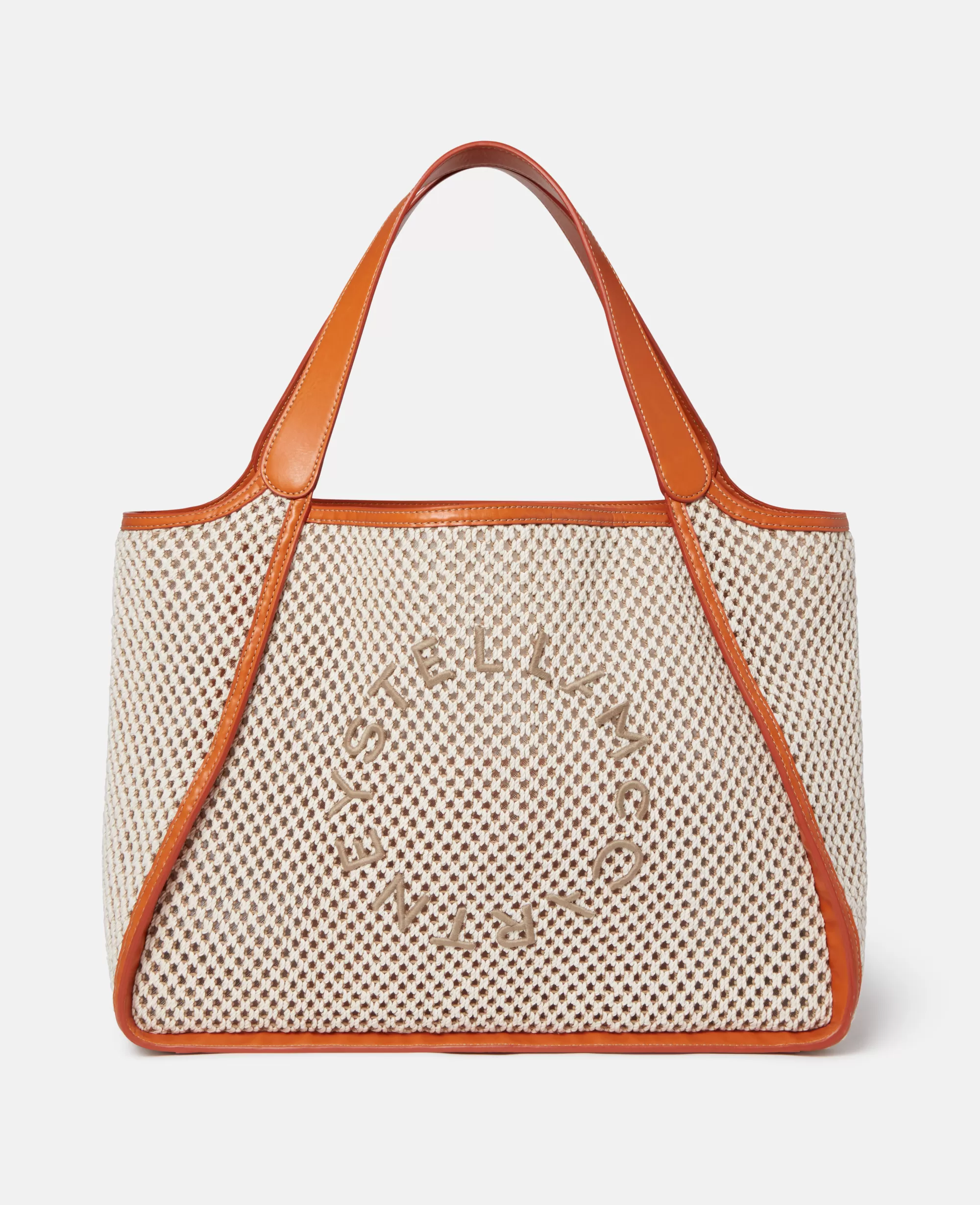 Donna Stella McCartney Stella Logo>Borsa Tote In Rete A Corda Stella Logo