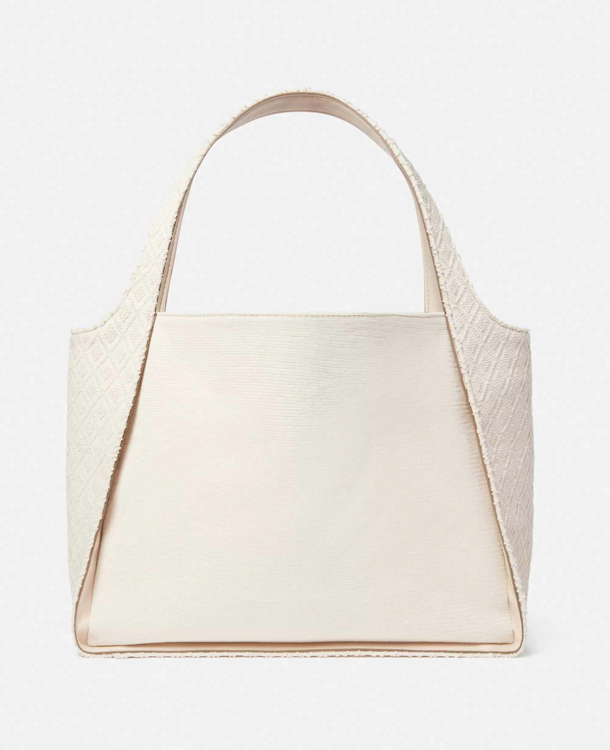 Donna Stella McCartney Stella Logo>Borsa Tote In Spugna Ricamata Stella Logo