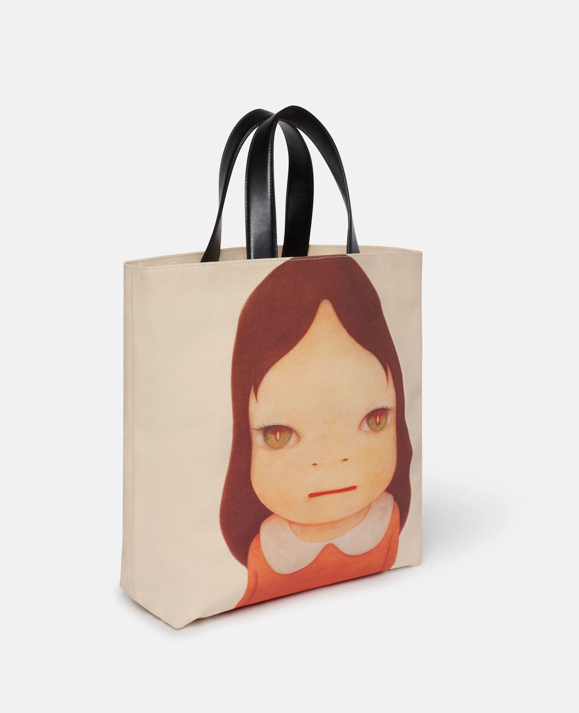Unisex Stella McCartney Borse>Borsa Tote In Tela Di Cotone Con Stampa Twins I