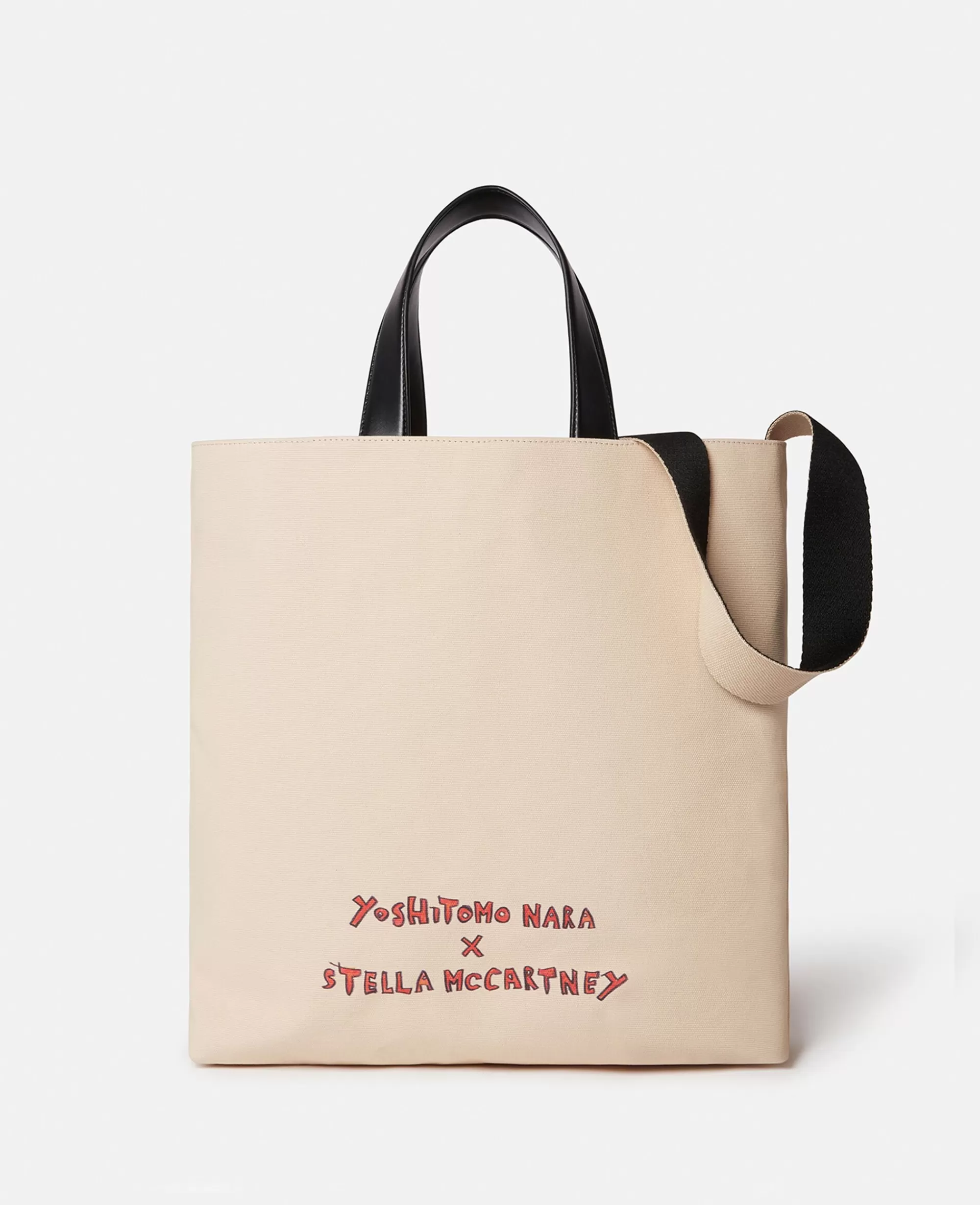 Unisex Stella McCartney Borse>Borsa Tote In Tela Di Cotone Con Stampa Twins I