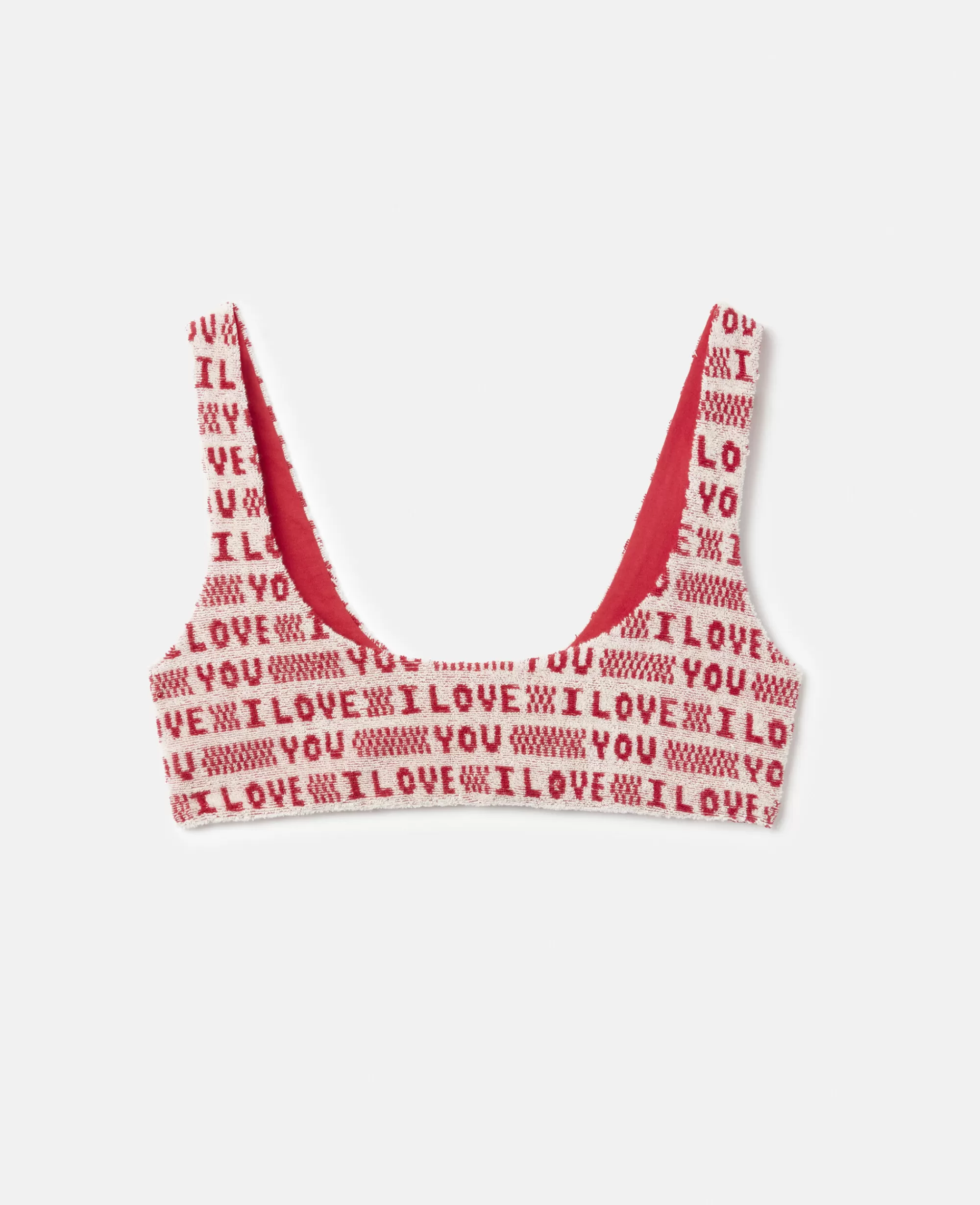 Donna Stella McCartney Camicie E Top>Bralette Con Stampa I Love You