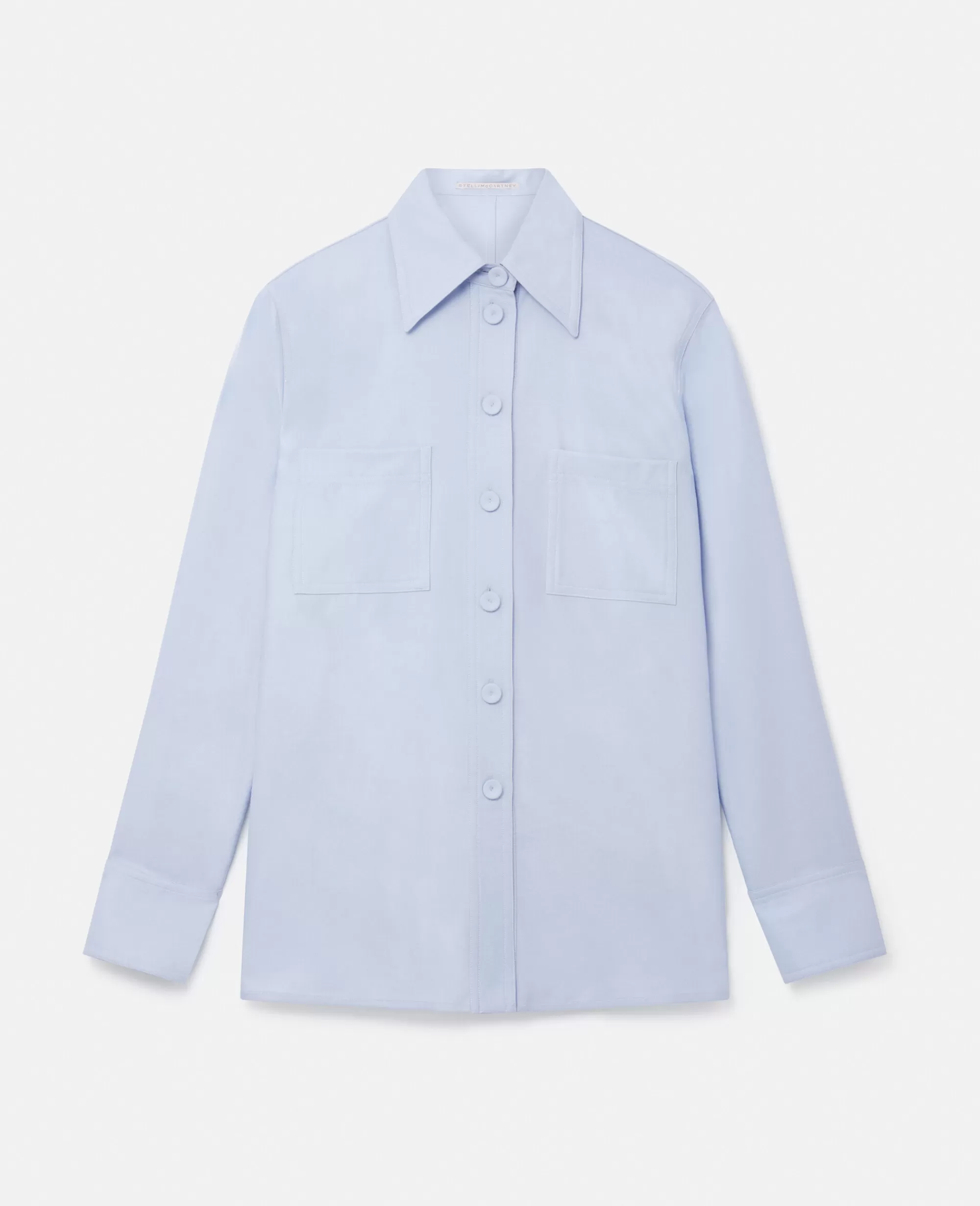 Donna Stella McCartney Camicie E Top>Camicia Con Colletto A Punta Lungo