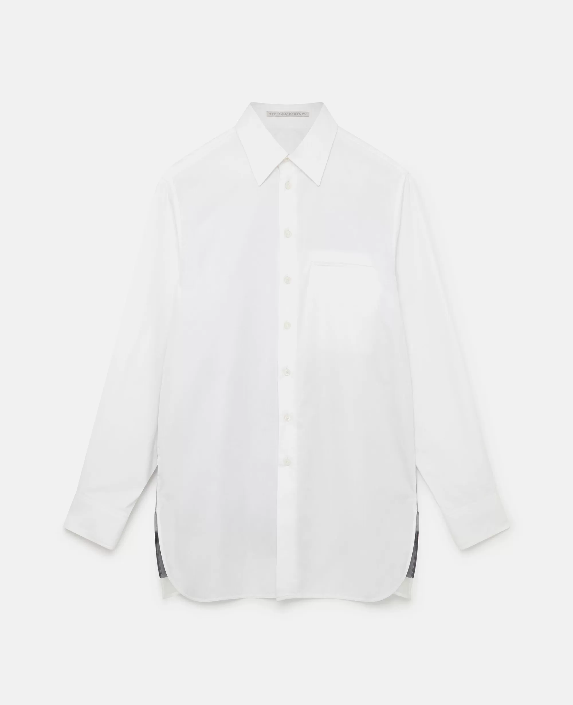 Donna Stella McCartney Camicie E Top>Camicia Con Inserto Stampato In Seta