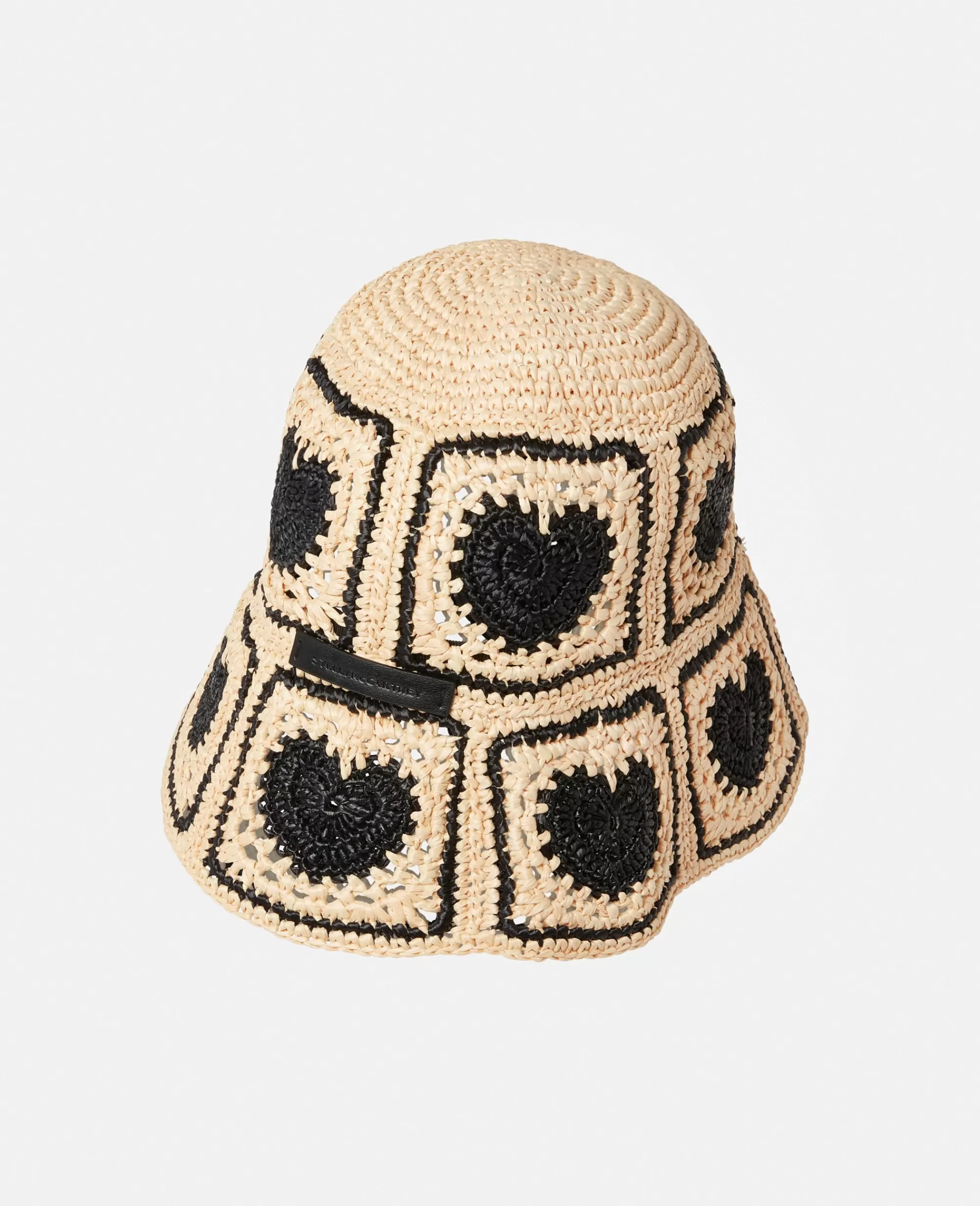 Donna Stella McCartney Cappelli E Sciarpe>Cappello A Secchiello Con Cuore Uncinetto